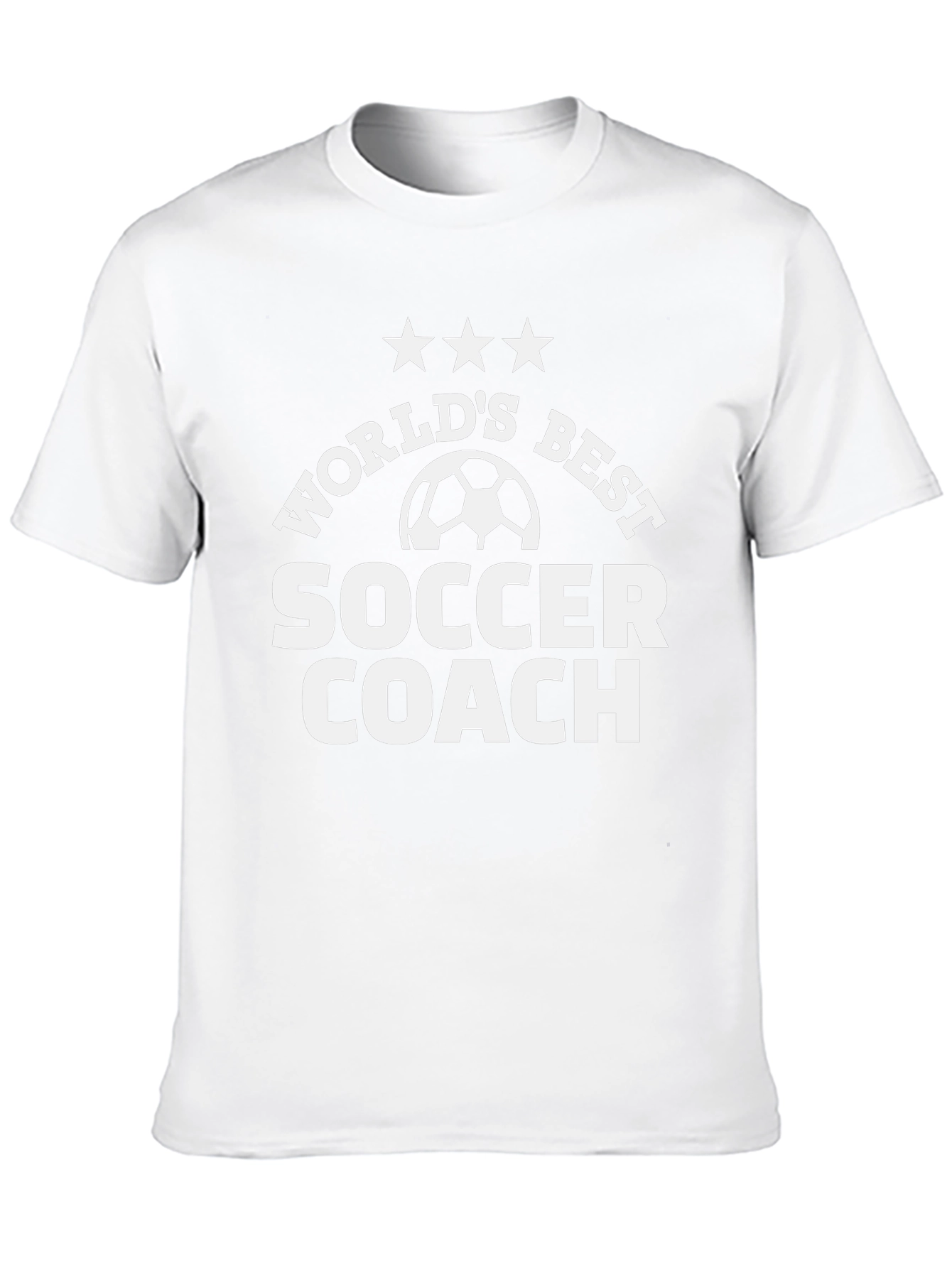 Worlds Best Soccer Coach Black T-Shirt