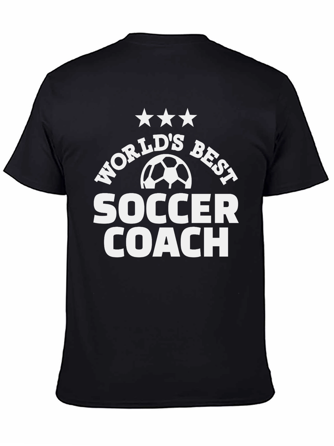 Worlds Best Soccer Coach Black T-Shirt