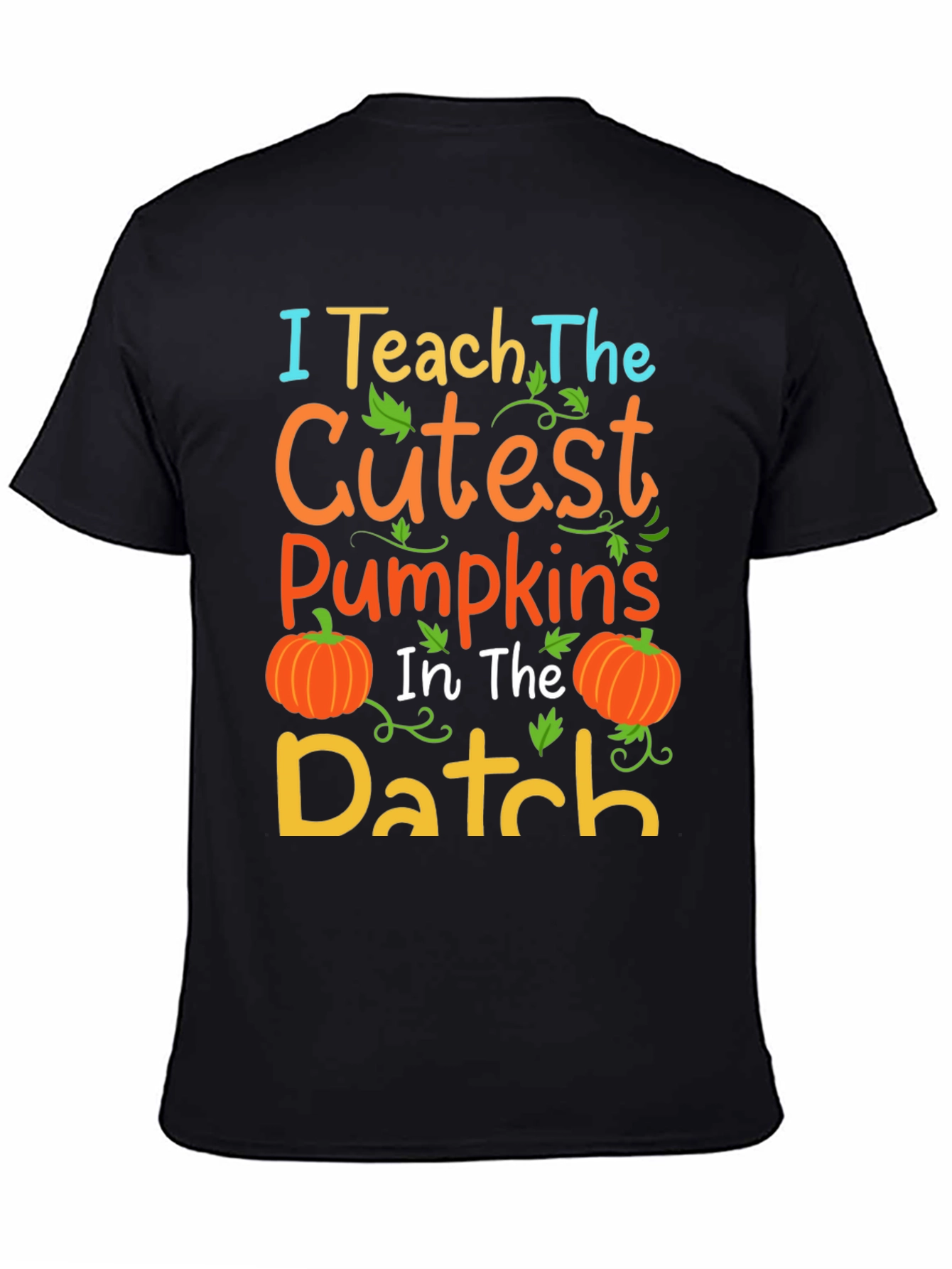 Cute Teacher Halloween Pumpkin Patch T-Shirt