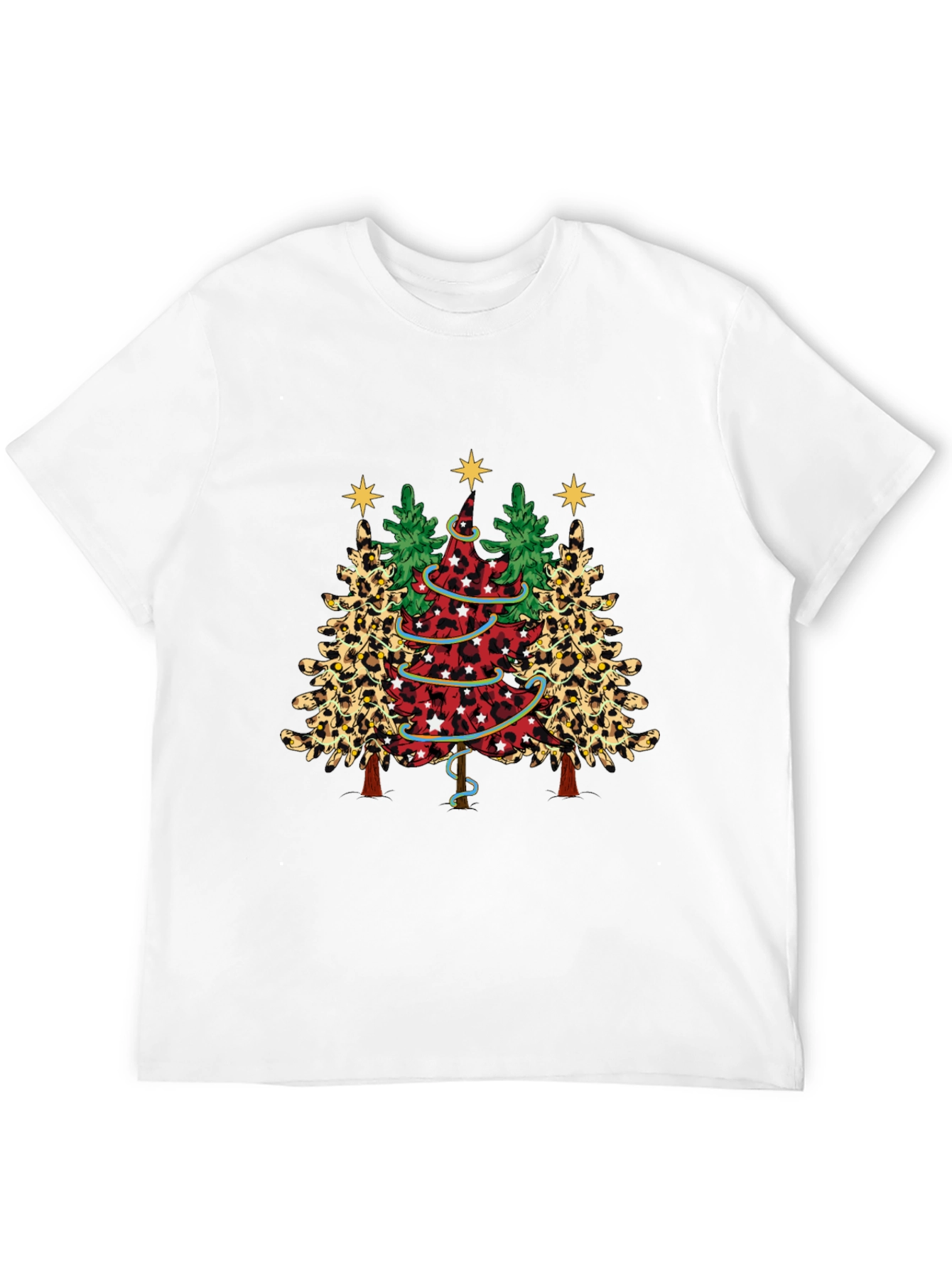 Festive Christmas Tree Graphic Tee