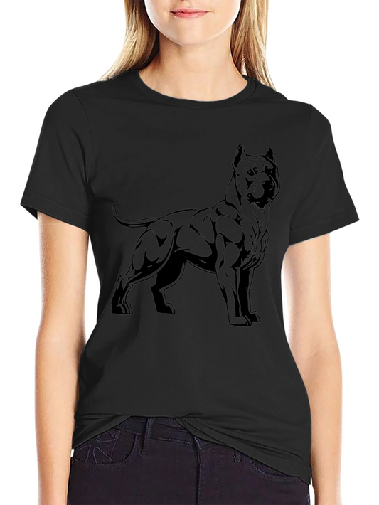 Black Pitbull Graphic Tee - Mens