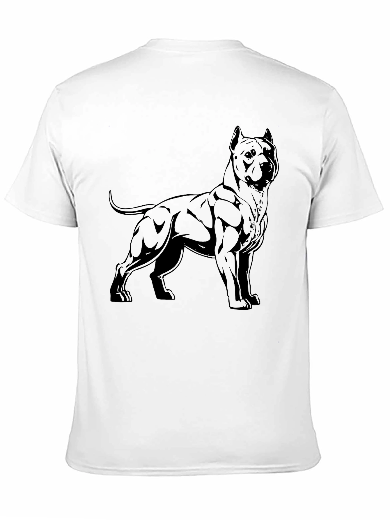 Black Pitbull Graphic Tee - Mens