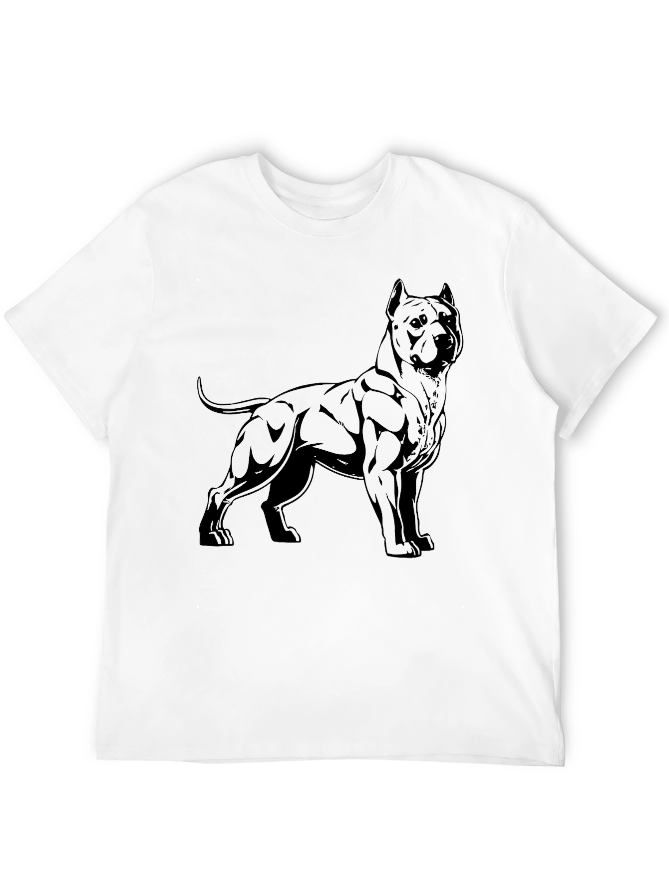 Black Pitbull Graphic Tee - Mens