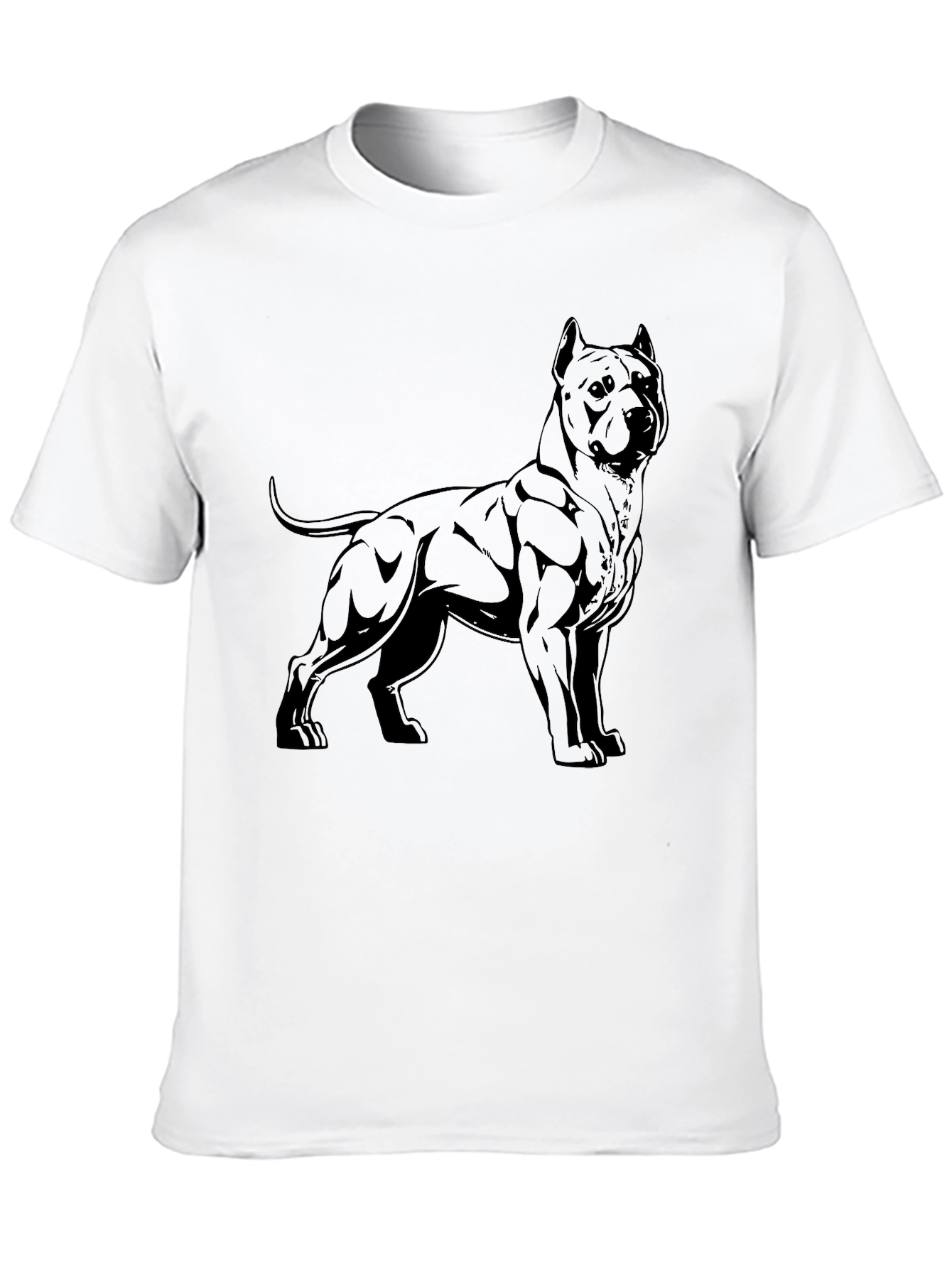 Black Pitbull Graphic Tee - Mens
