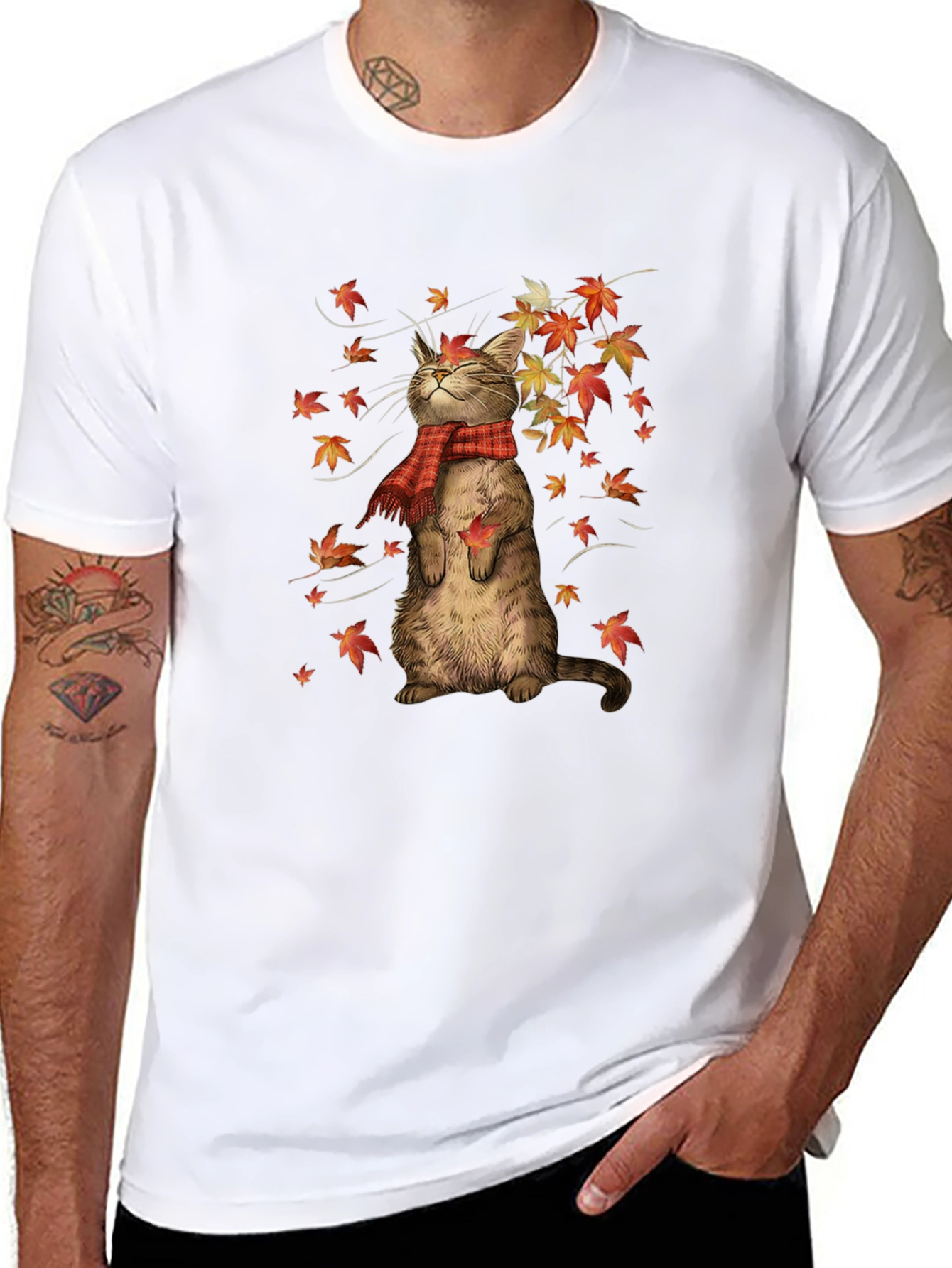 Autumn Cat T-Shirt