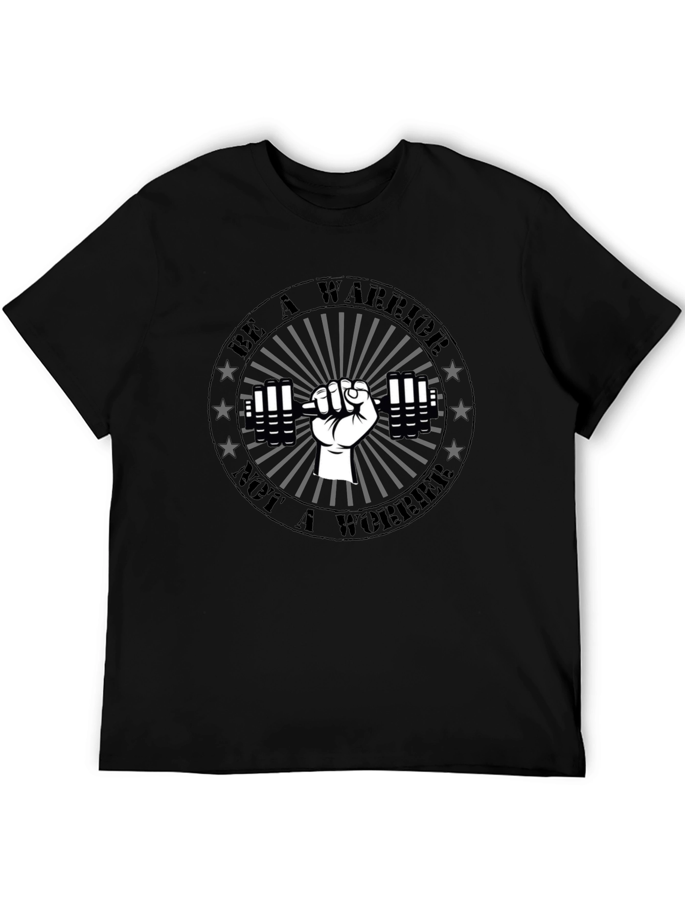 Be A Warrior Graphic T-Shirt - Black