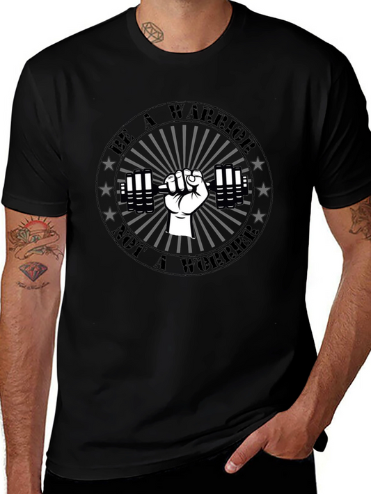 Be A Warrior Graphic T-Shirt - Black