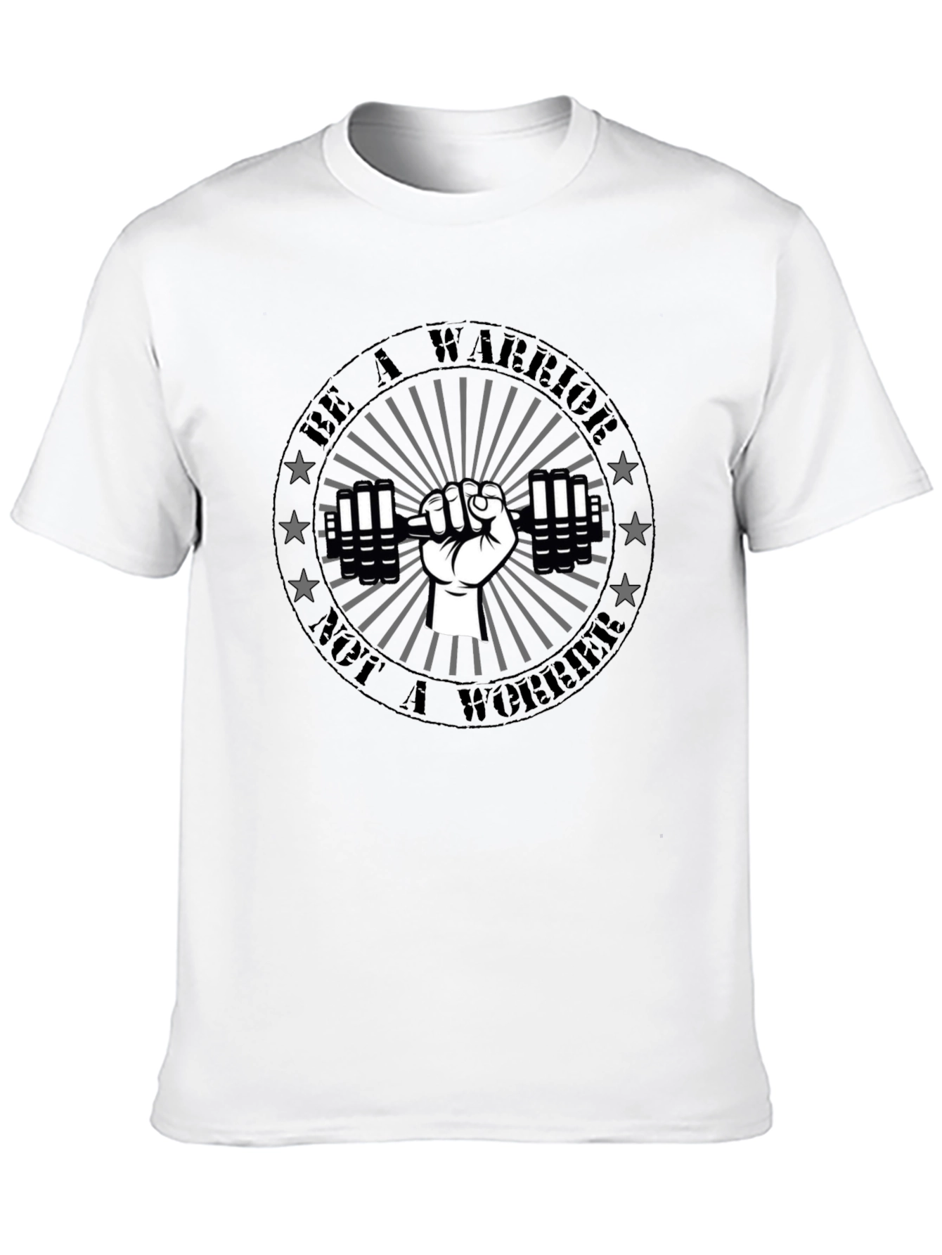 Be A Warrior Graphic T-Shirt - Black