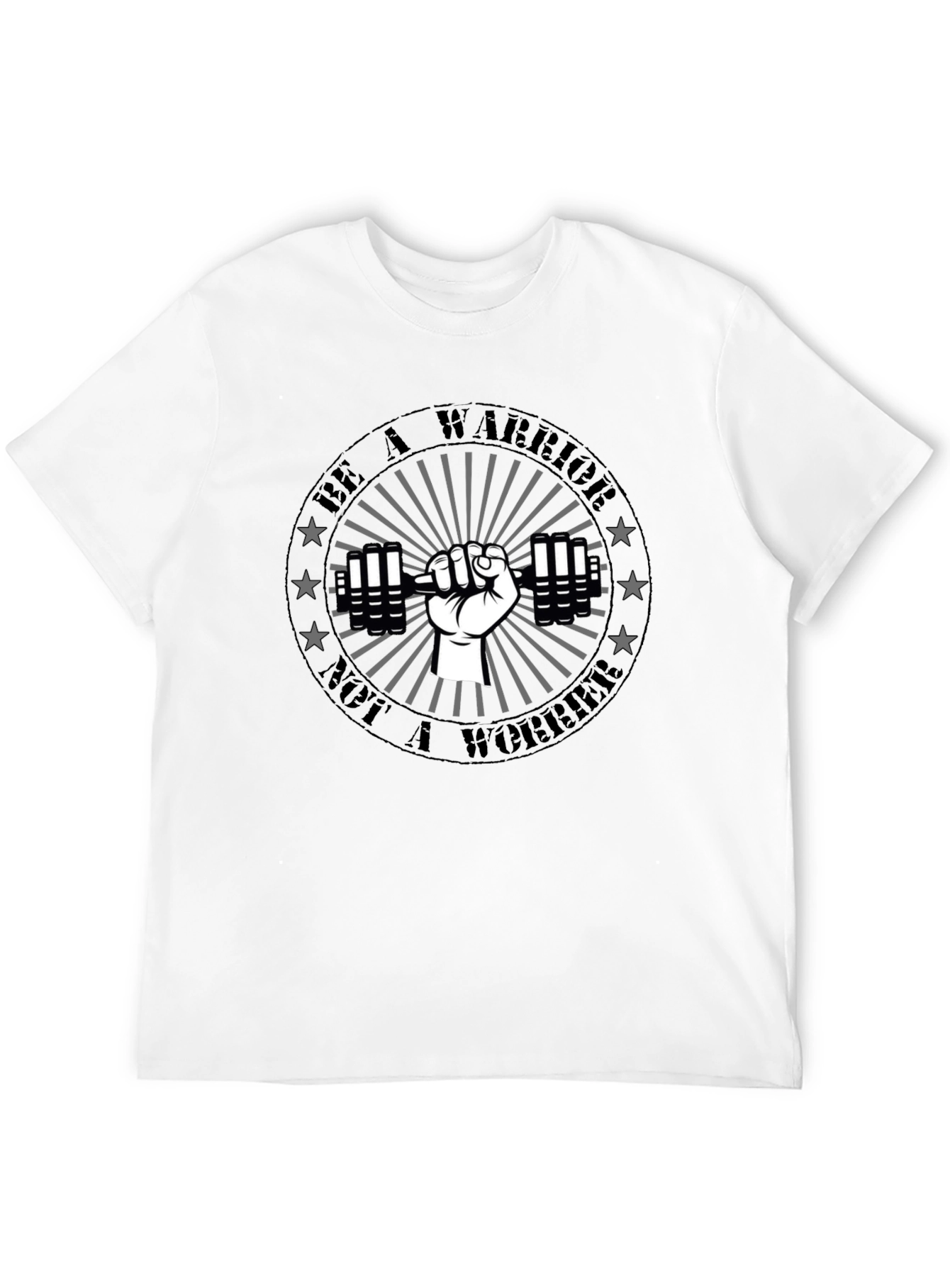 Be A Warrior Graphic T-Shirt - Black