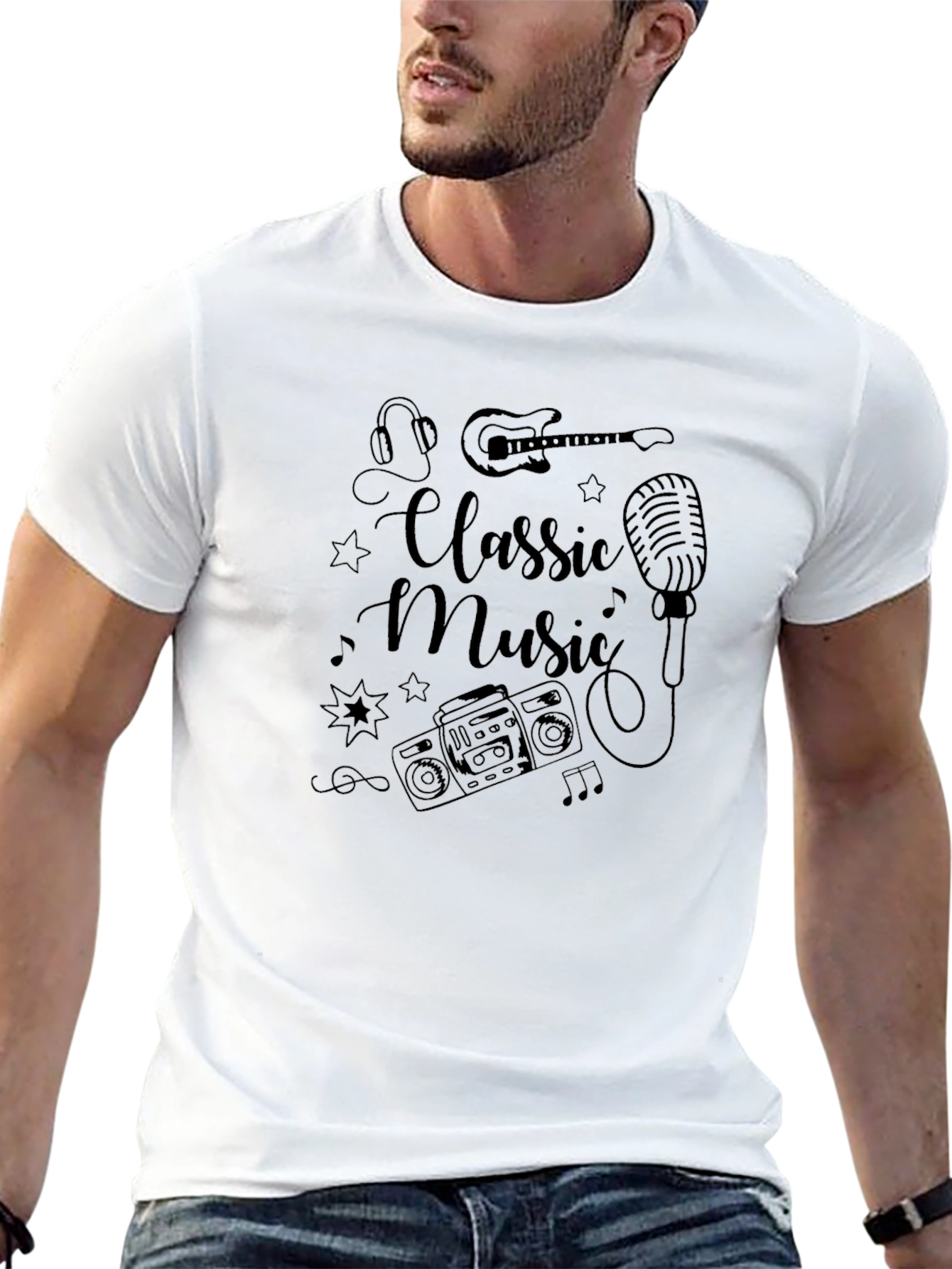 Classic Music T-Shirt - Retro Design