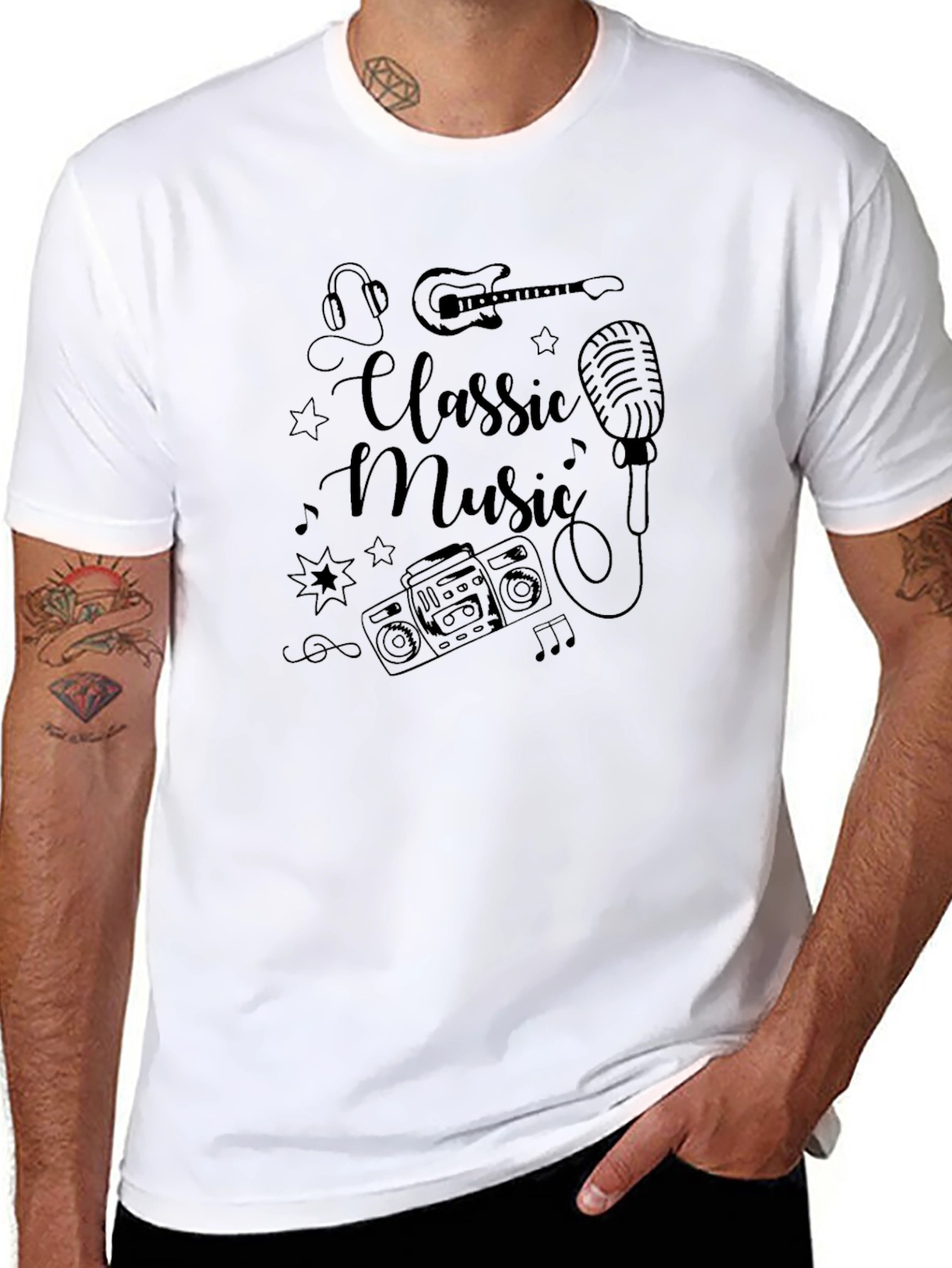 Classic Music T-Shirt - Retro Design