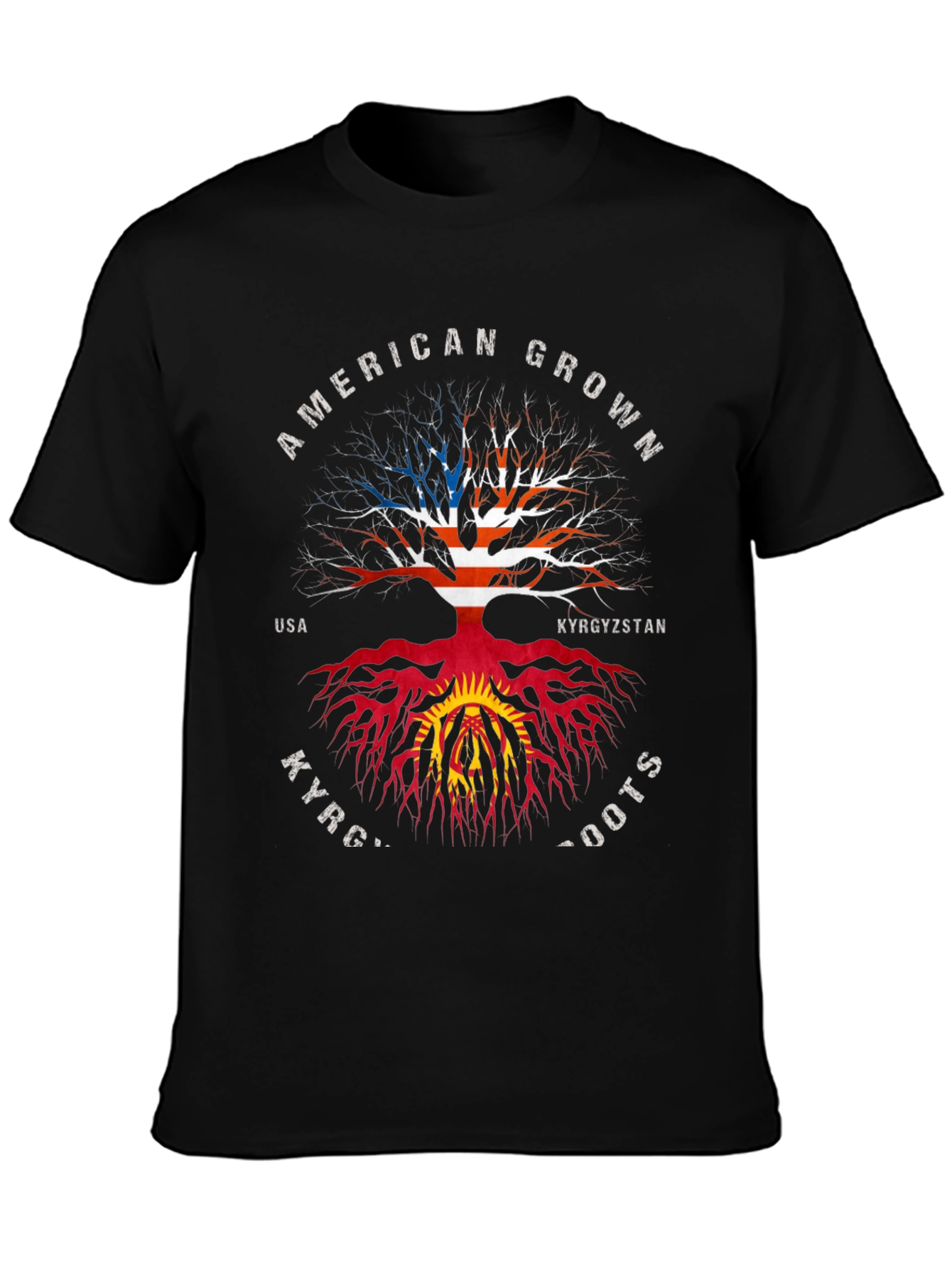 American Grown Kyrgyzstan Roots T-Shirt