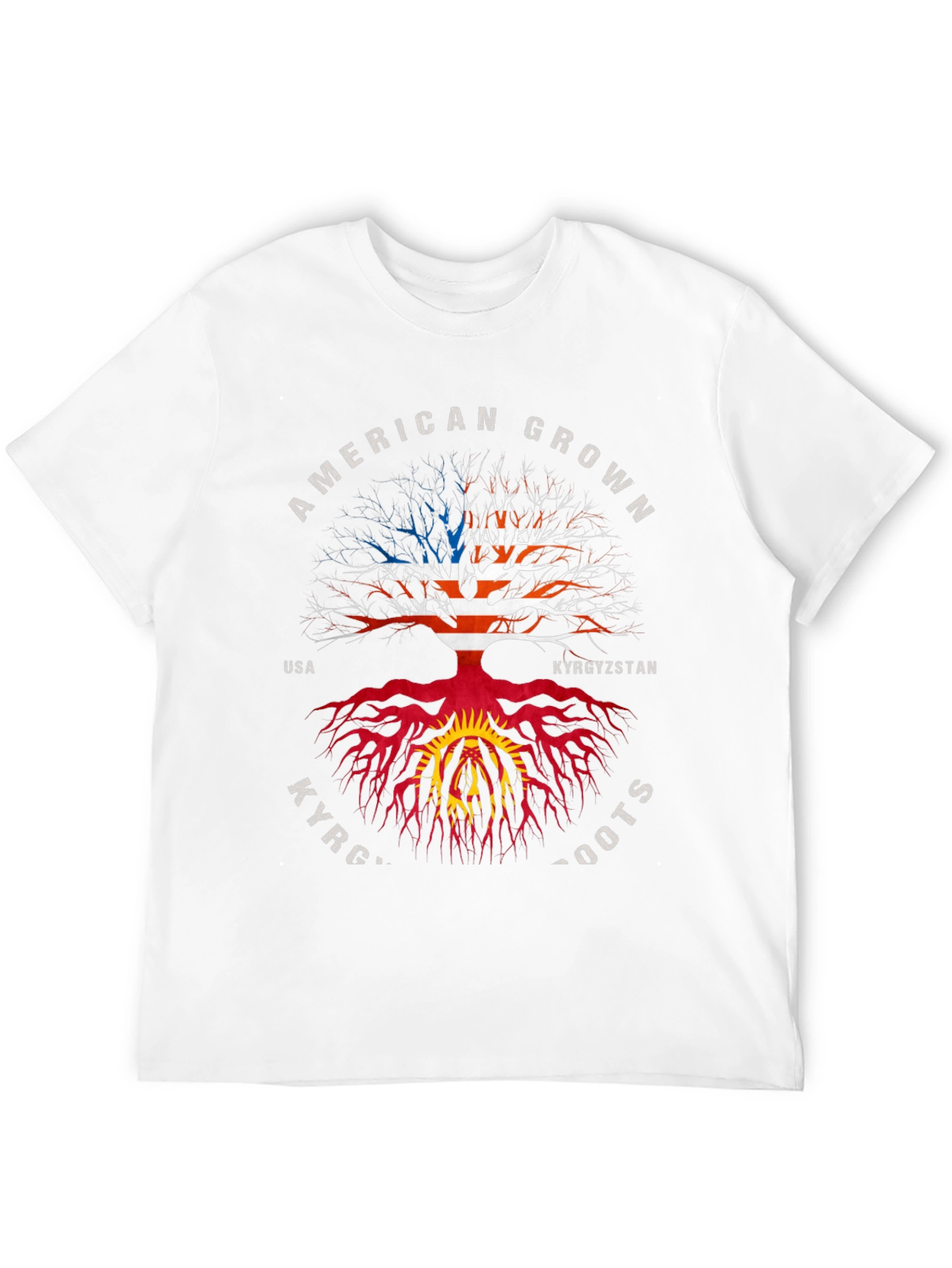 American Grown Kyrgyzstan Roots T-Shirt