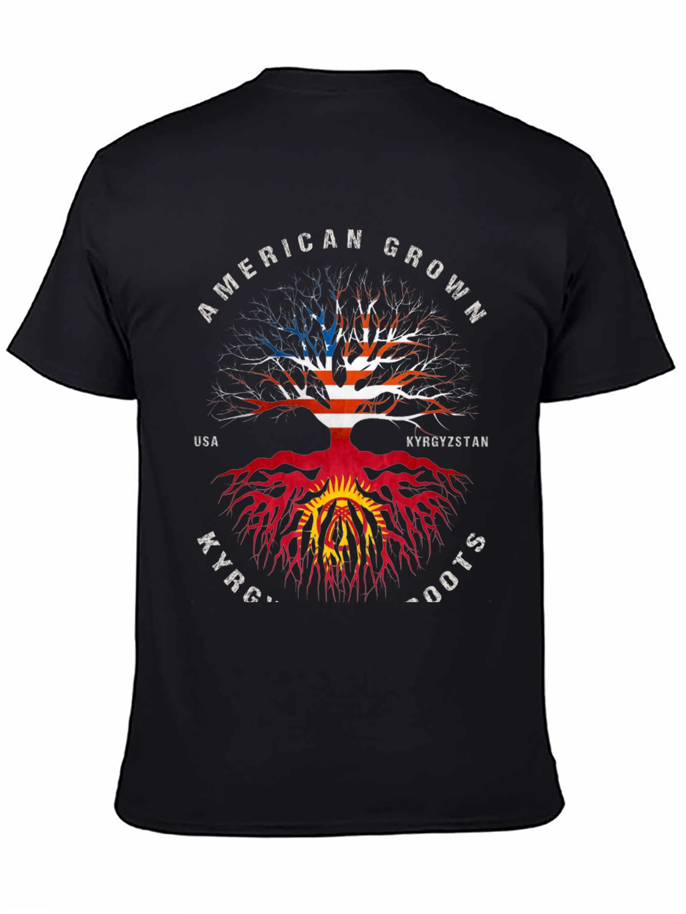 American Grown Kyrgyzstan Roots T-Shirt