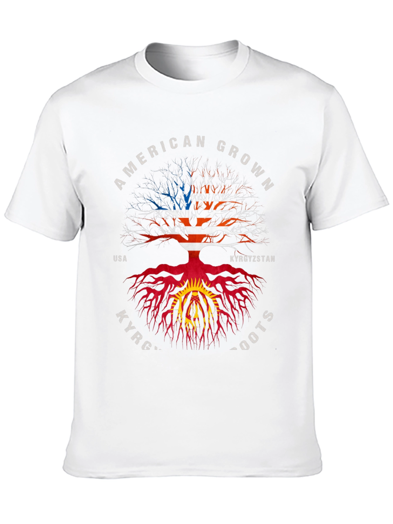 American Grown Kyrgyzstan Roots T-Shirt