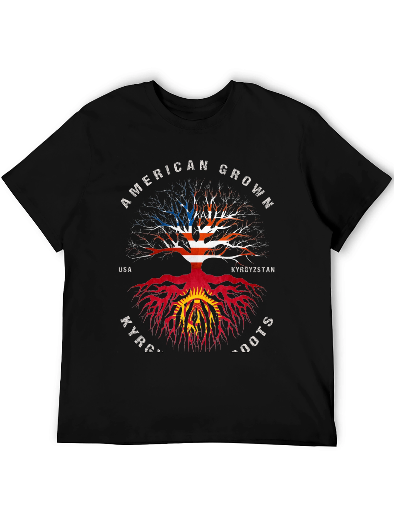 American Grown Kyrgyzstan Roots T-Shirt