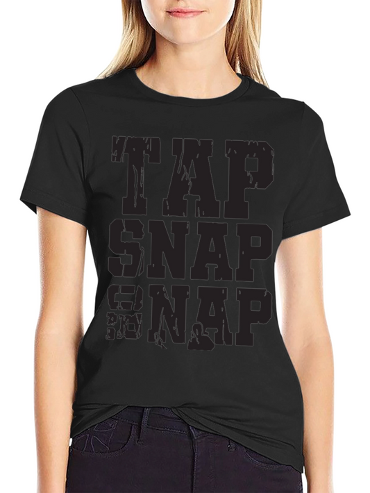 Tap Snap Nap Funny Jiu Jitsu Black T-Shirt
