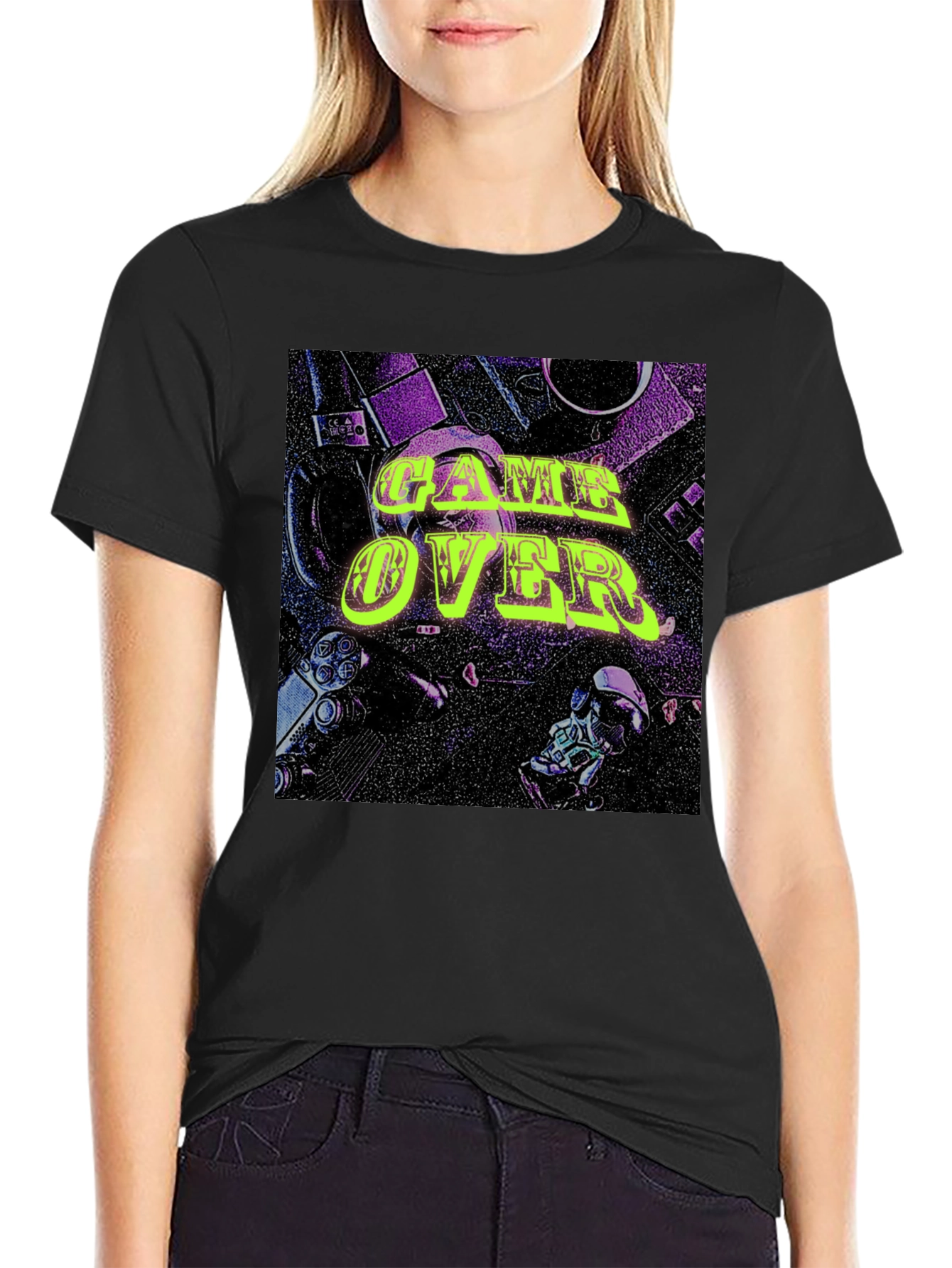 Game Over Graphic Tee - Gamer Style