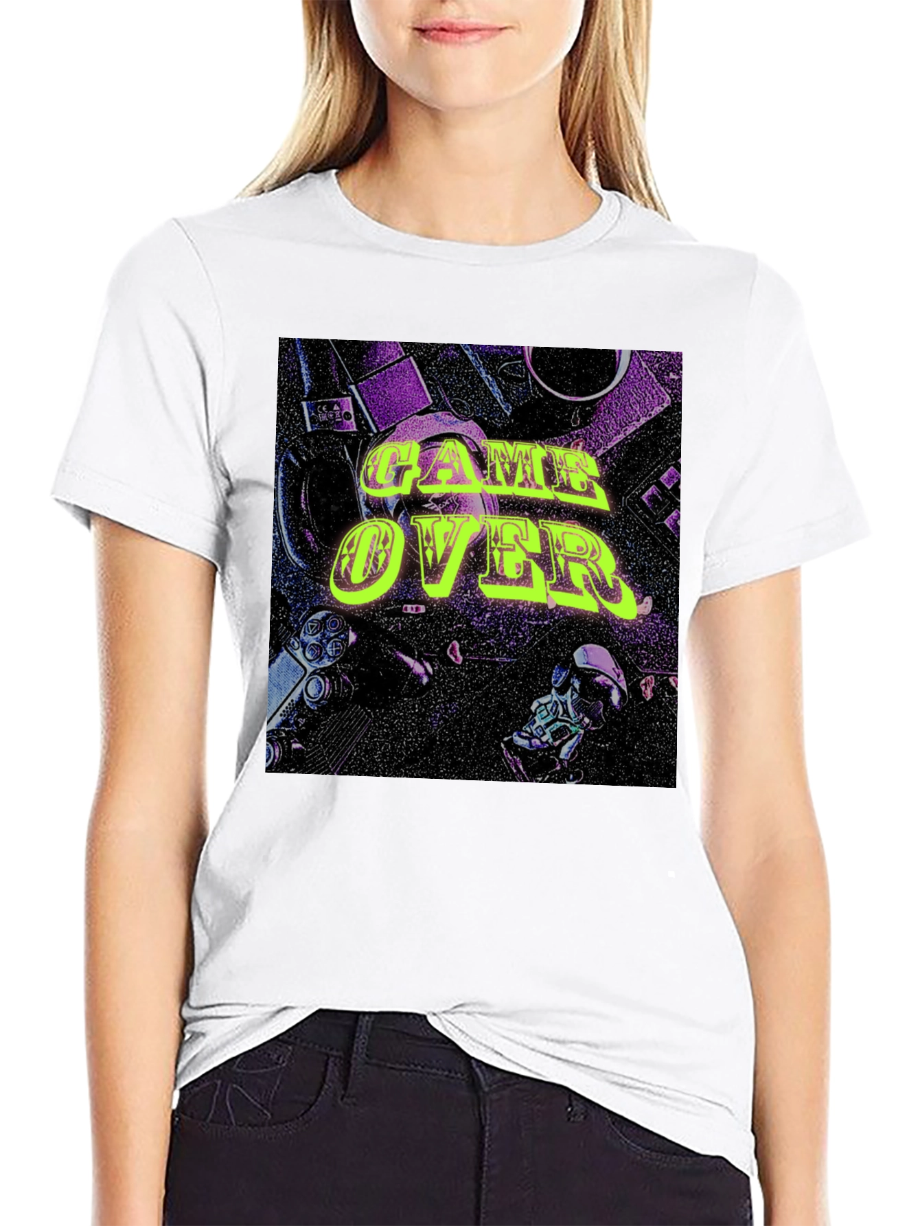 Game Over Graphic Tee - Gamer Style