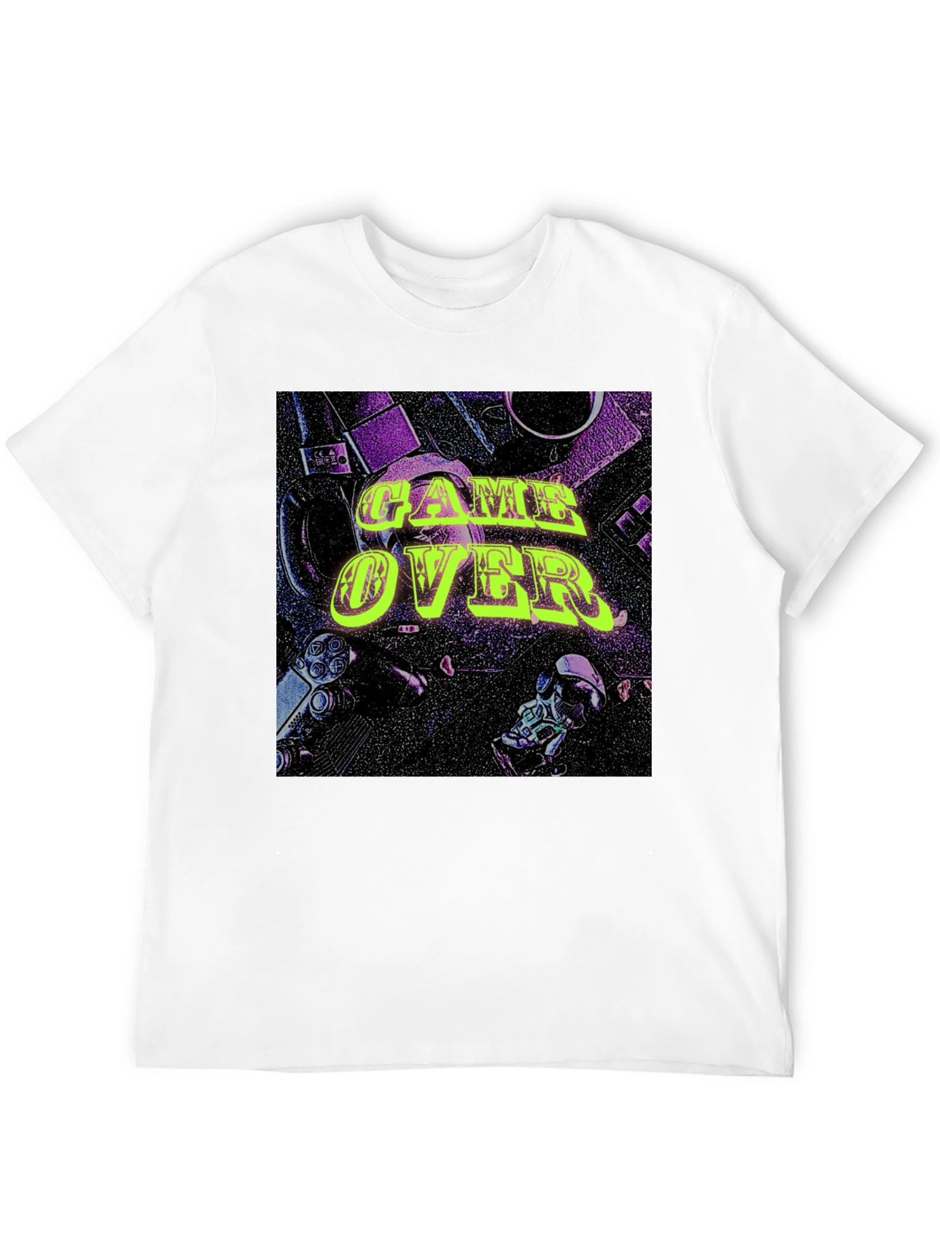 Game Over Graphic Tee - Gamer Style