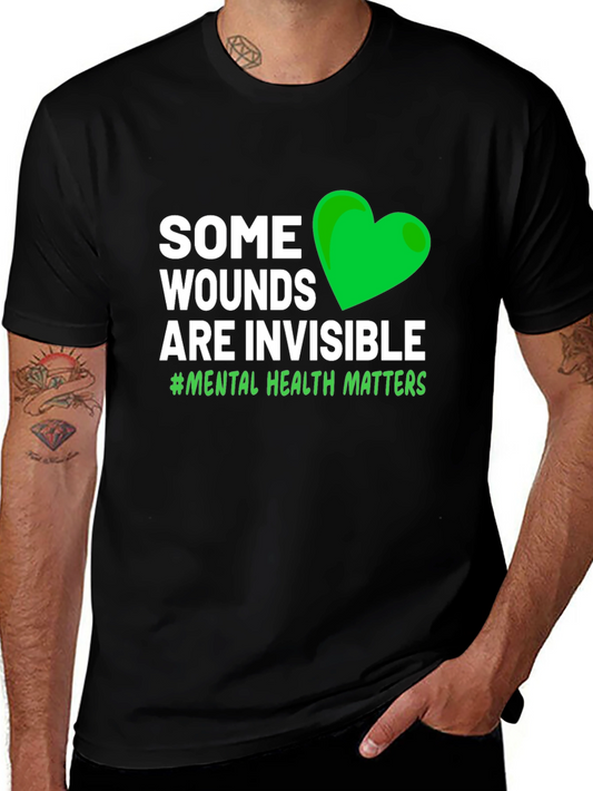 Mental Health Matters T-Shirt - Invisible Wounds