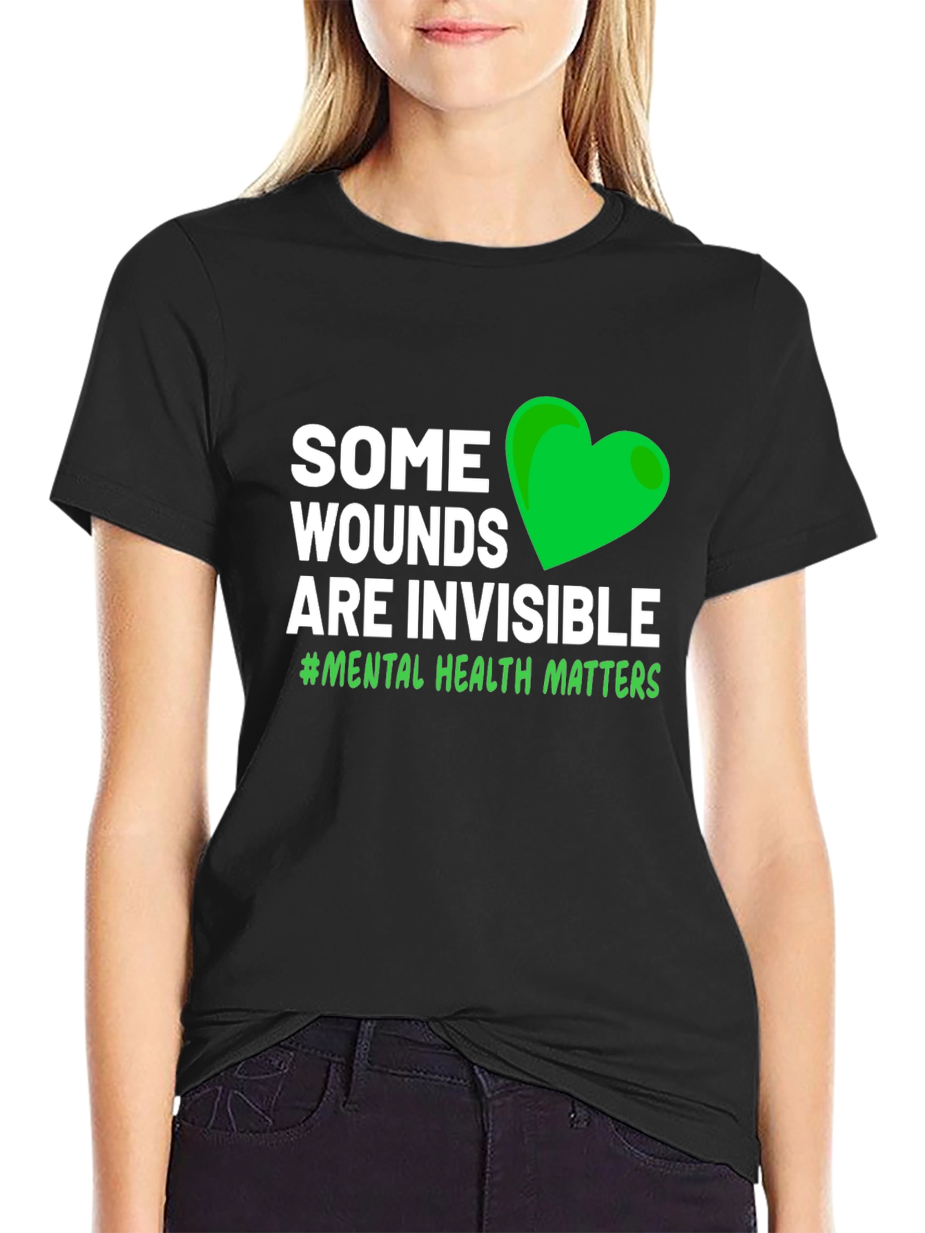 Mental Health Matters T-Shirt - Invisible Wounds