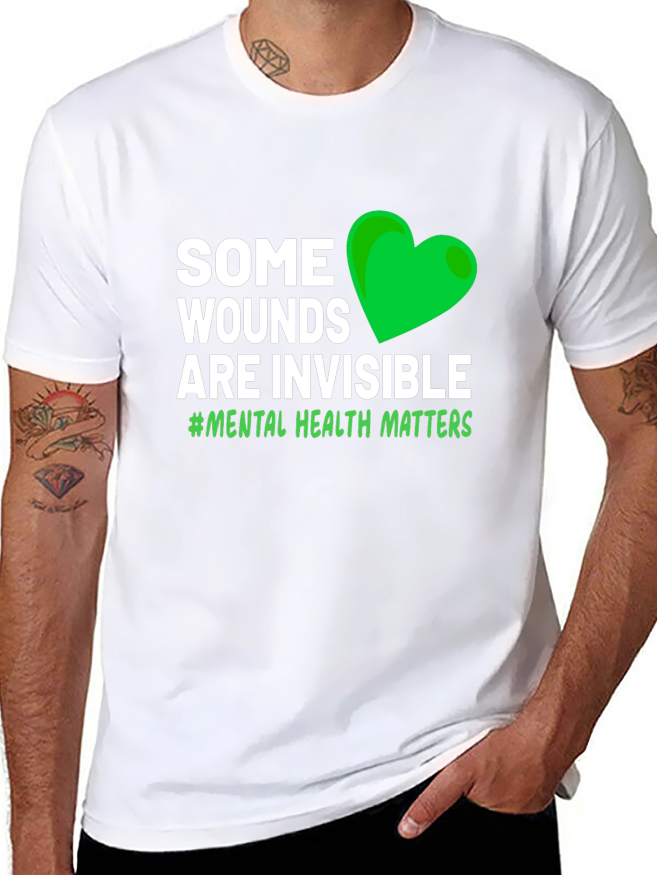 Mental Health Matters T-Shirt - Invisible Wounds