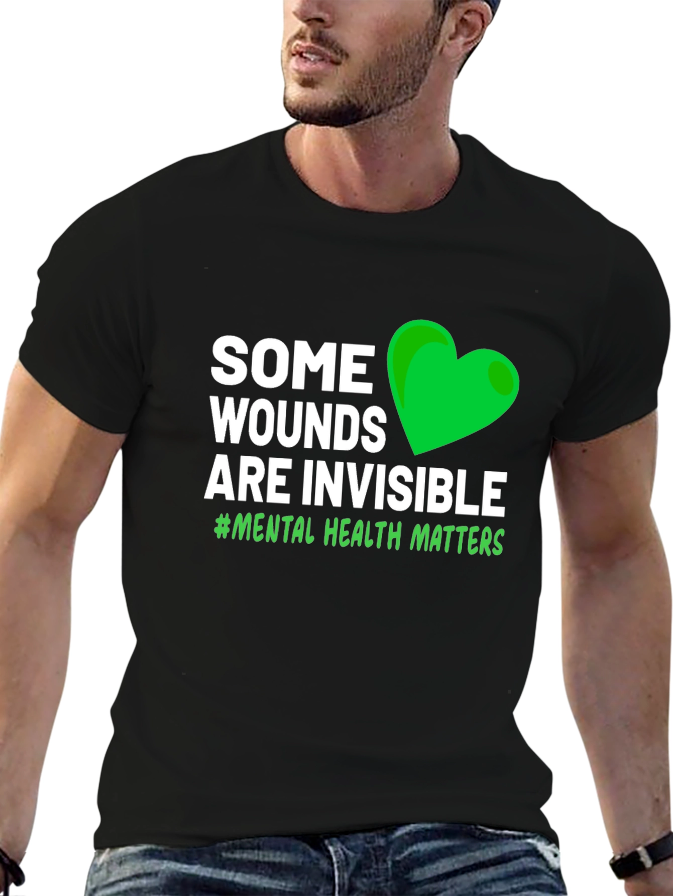 Mental Health Matters T-Shirt - Invisible Wounds