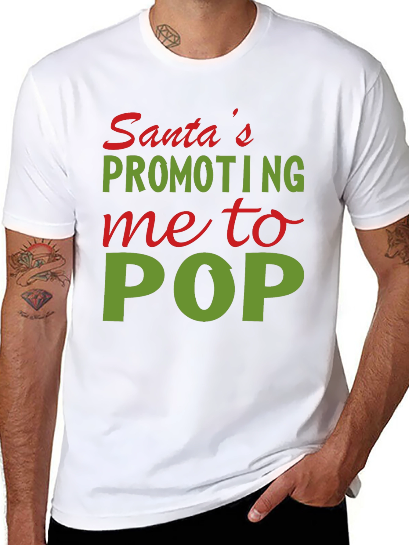 Santas Promoting Me to POP T-Shirt