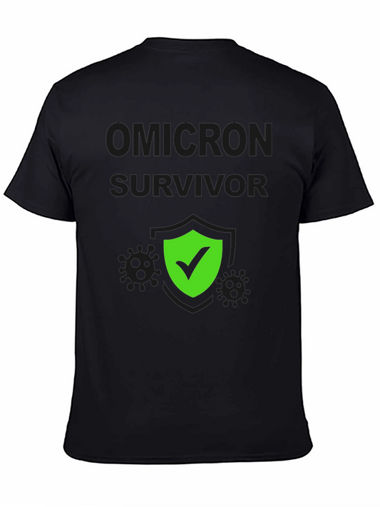 Omicron Survivor T-Shirt - Pandemic Humor Tee