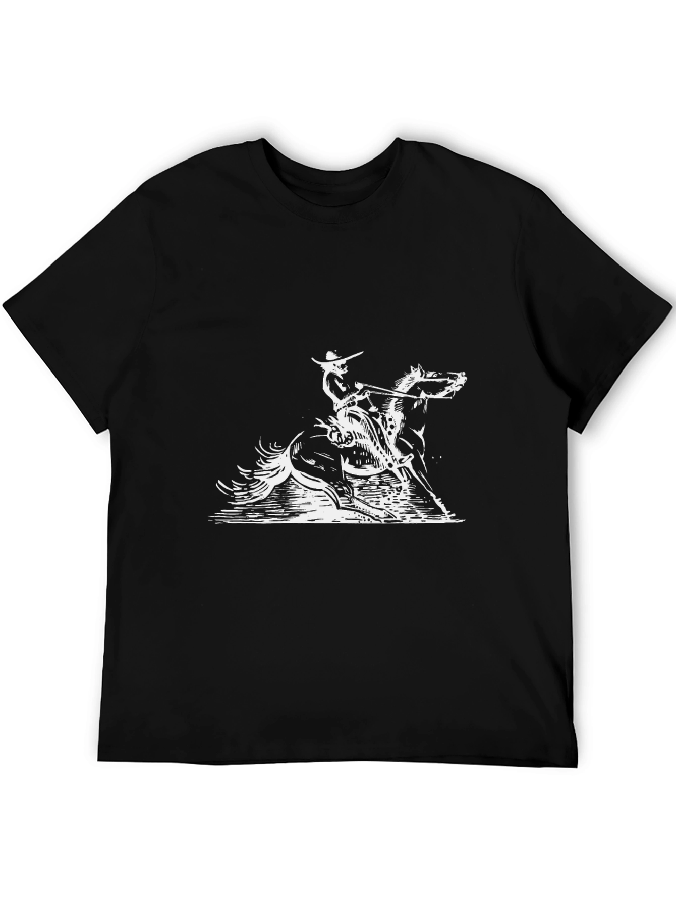 Black Rodeo Rider Graphic Tee