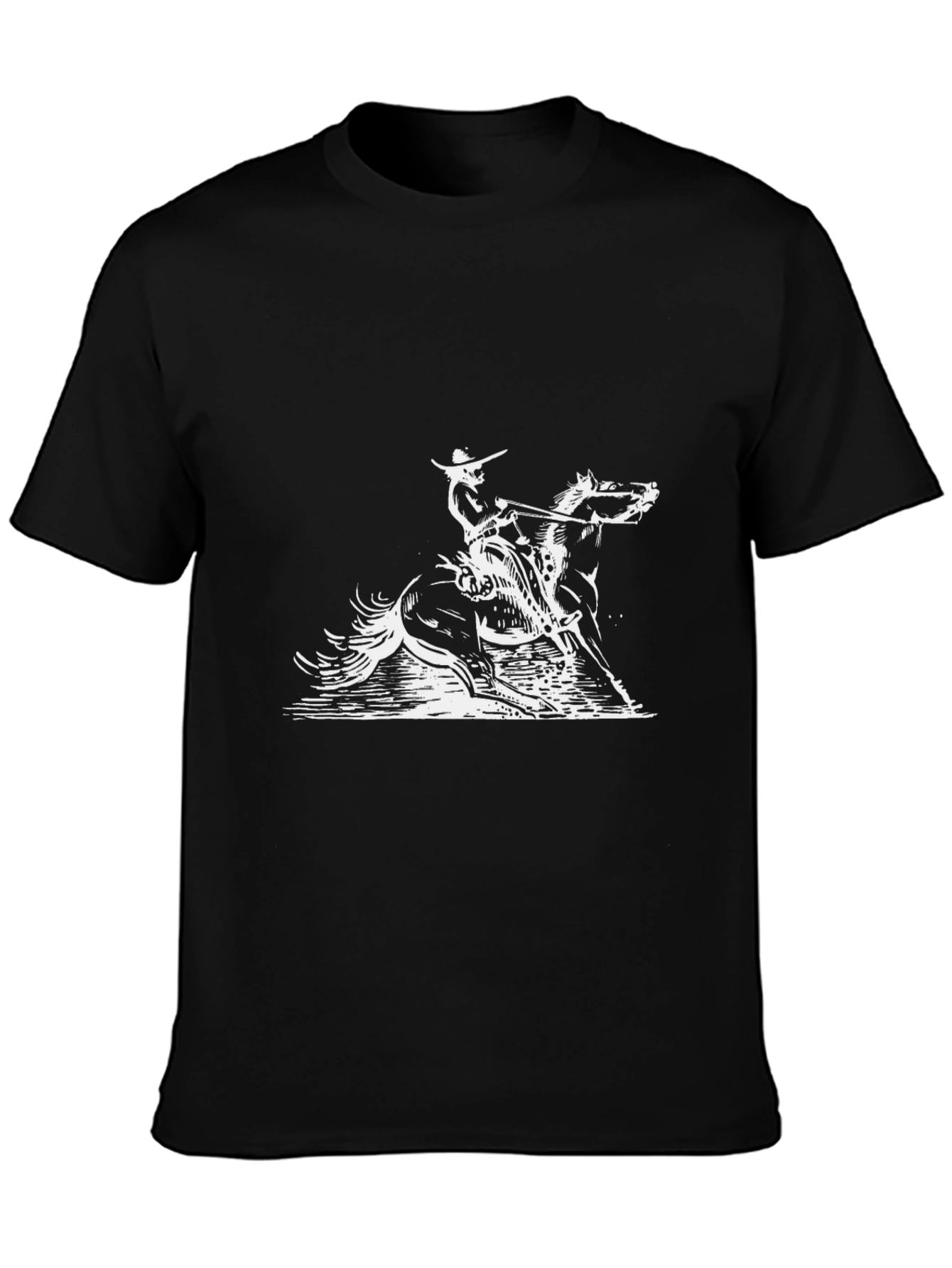 Black Rodeo Rider Graphic Tee