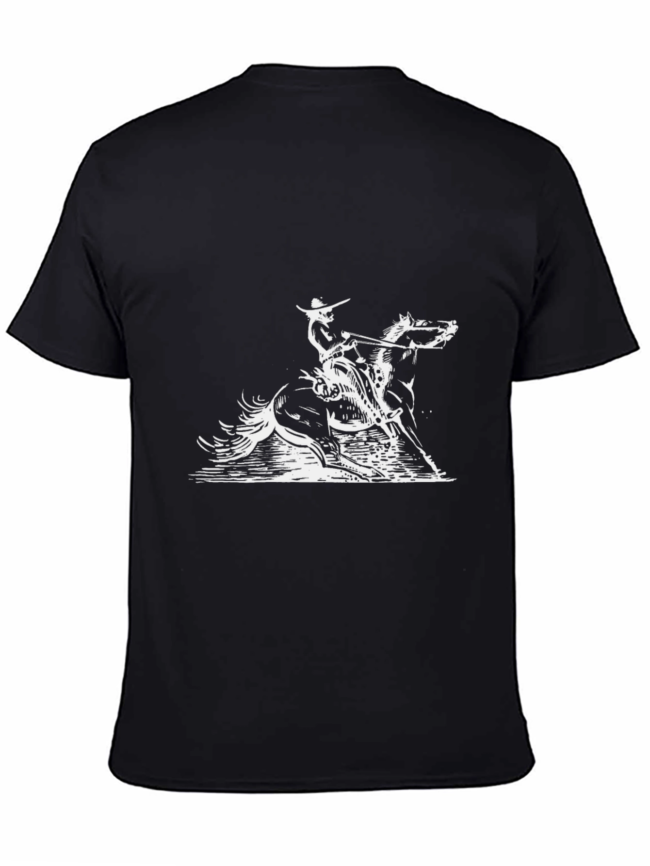 Black Rodeo Rider Graphic Tee