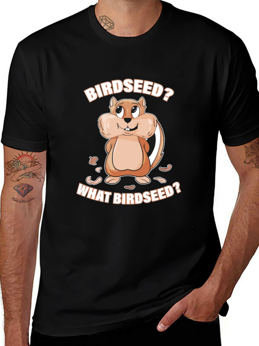Birdseed T-Shirt - Funny Chipmunk Design