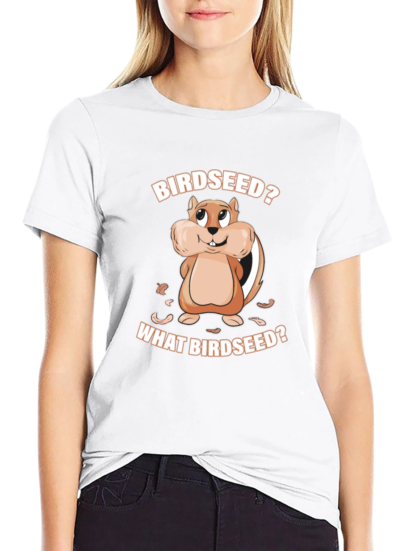 Birdseed T-Shirt - Funny Chipmunk Design