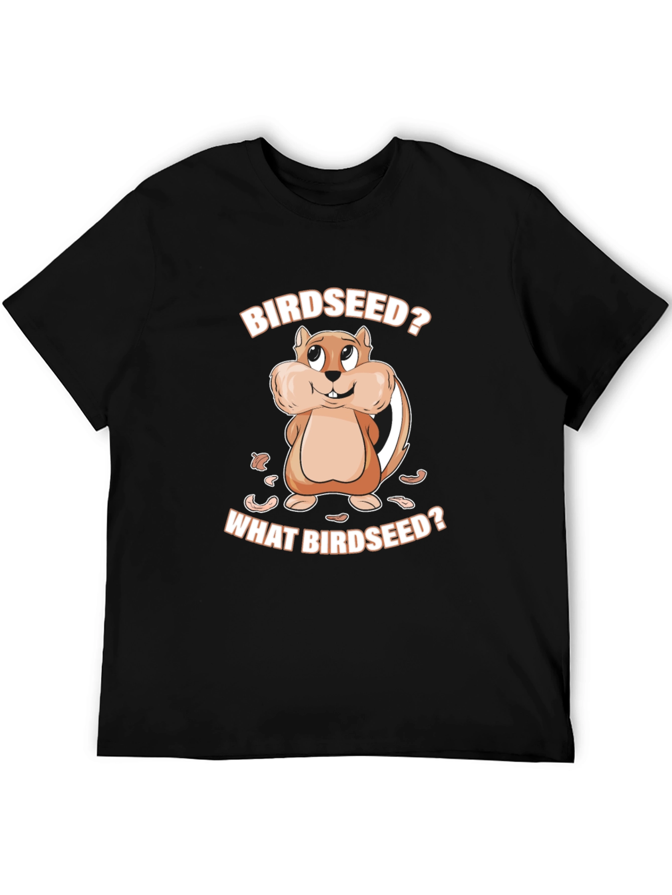Birdseed T-Shirt - Funny Chipmunk Design