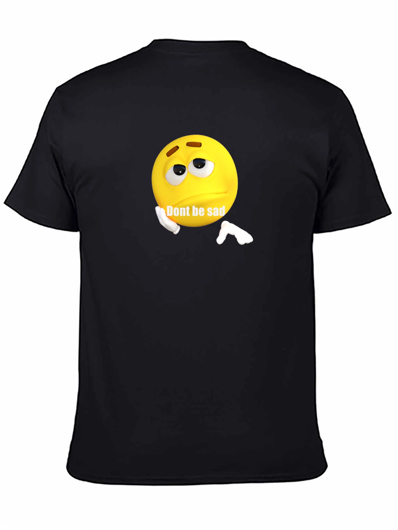 Dont Be Sad Graphic T-Shirt - Black