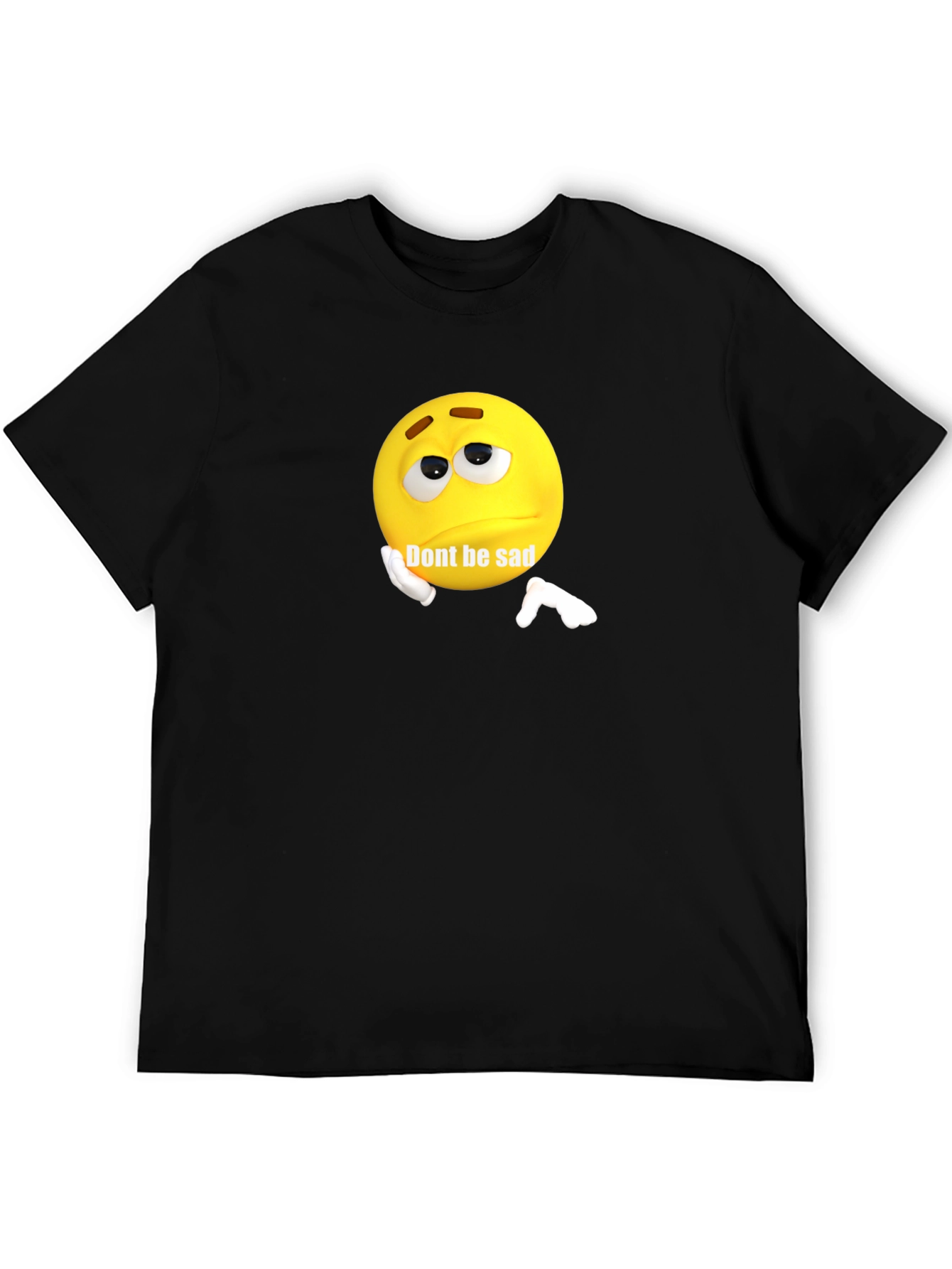 Dont Be Sad Graphic T-Shirt - Black