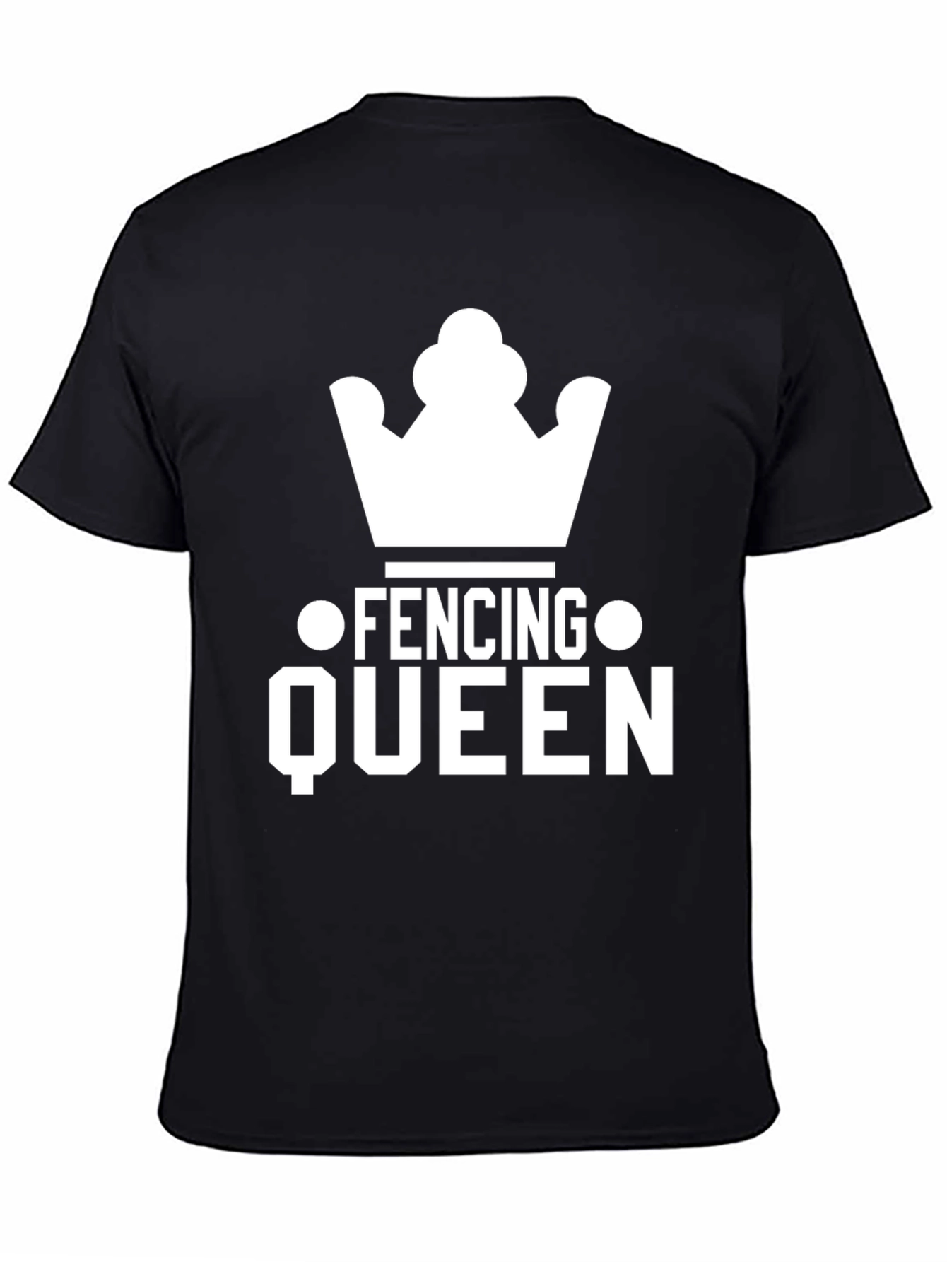 Fencing Queen T-Shirt - Sporty Graphic Tee