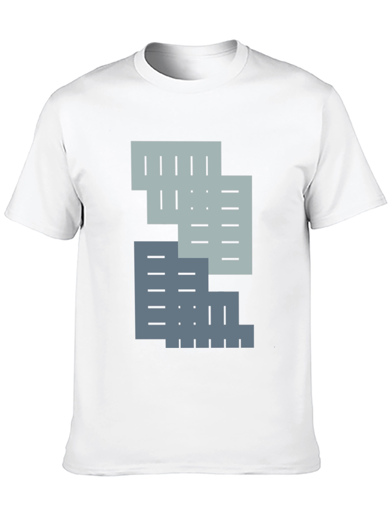 Abstract Geometric T-Shirt: Modern Style