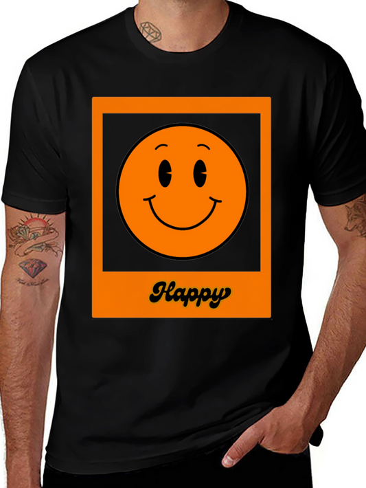 Happy Smiley Face Graphic T-Shirt