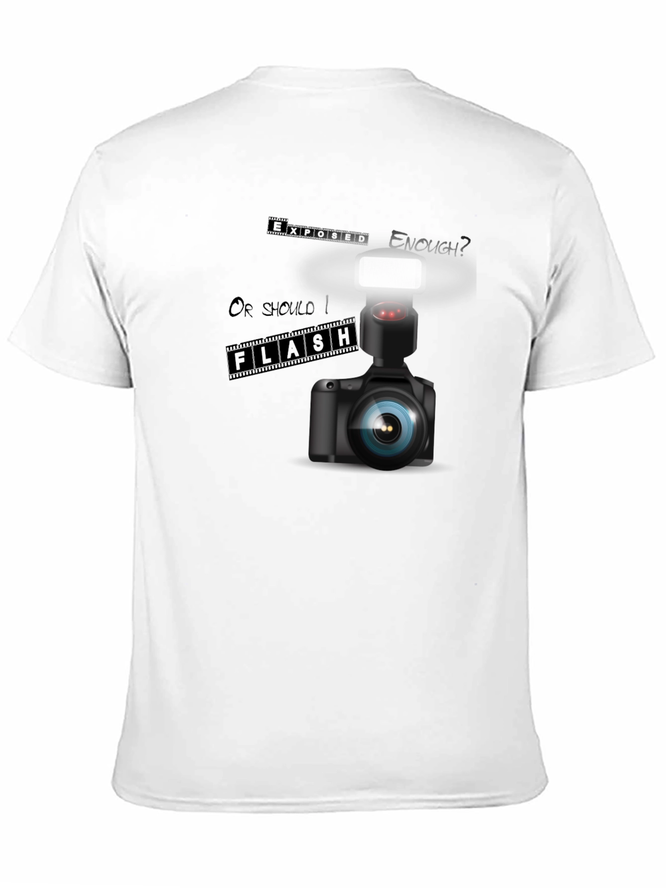 Camera Flash T-Shirt - Photographer Apparel
