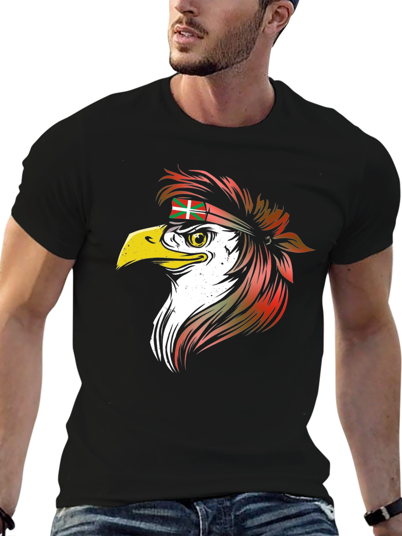 Basque Eagle Tee - Cool Graphic T-Shirt