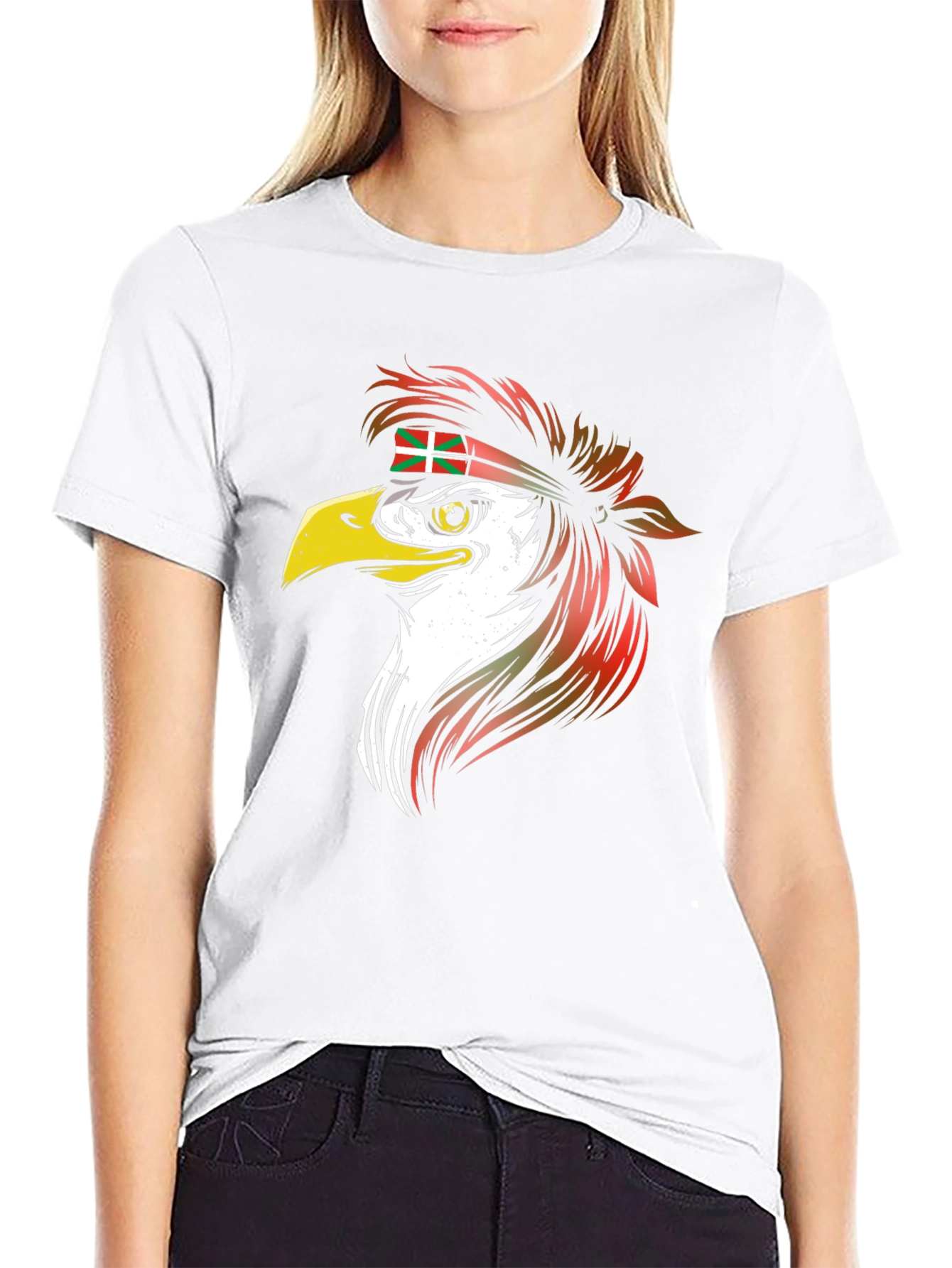 Basque Eagle Tee - Cool Graphic T-Shirt
