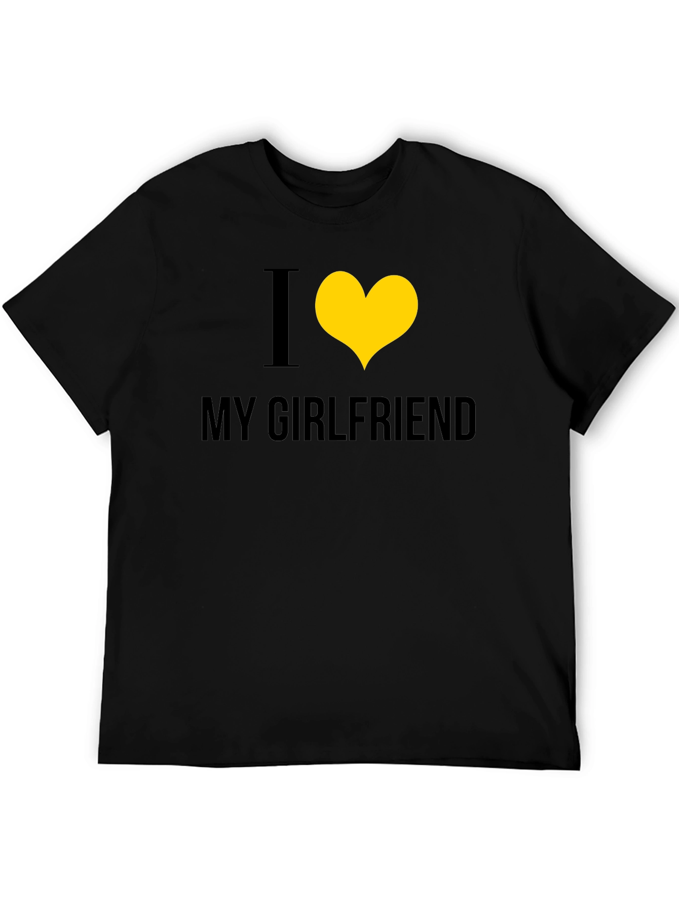 I Heart My Girlfriend Black Tee