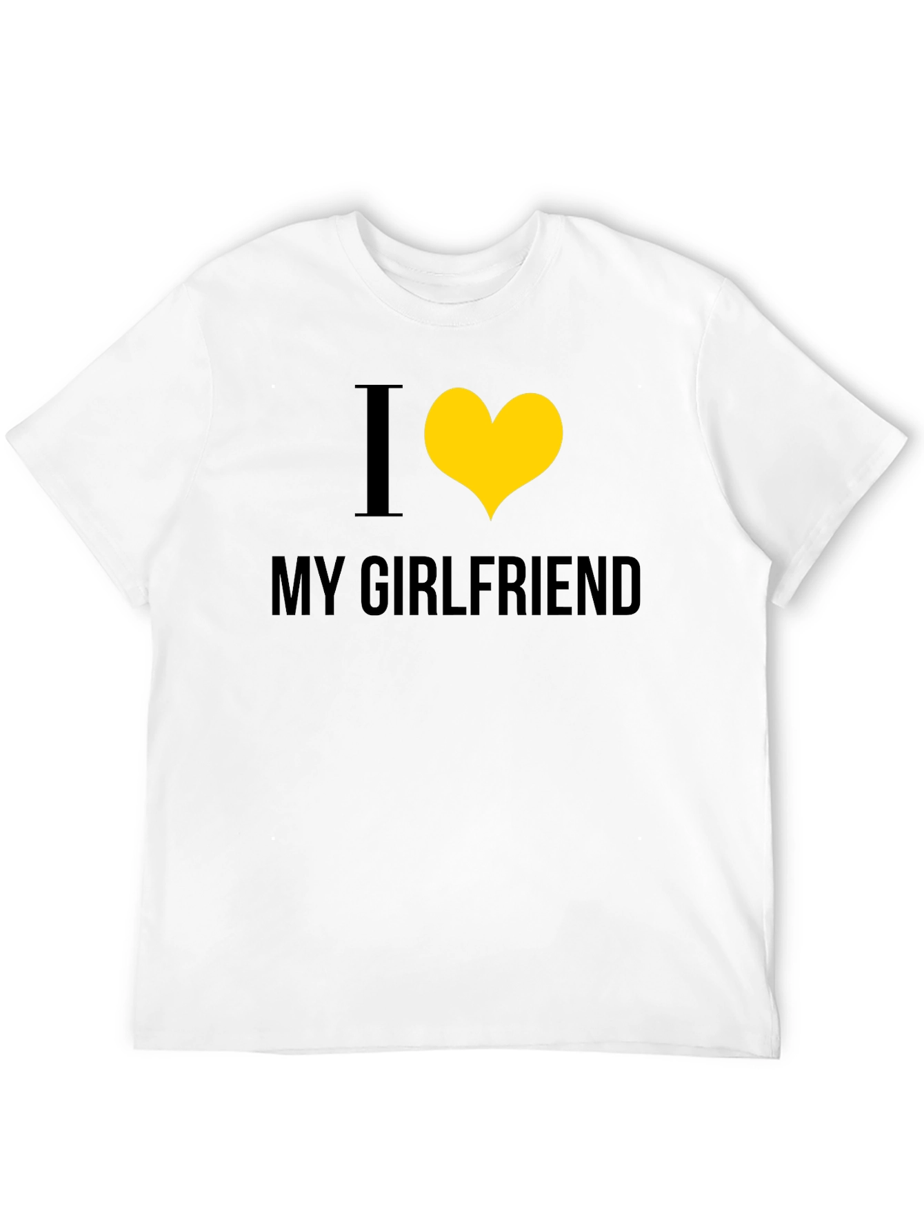 I Heart My Girlfriend Black Tee