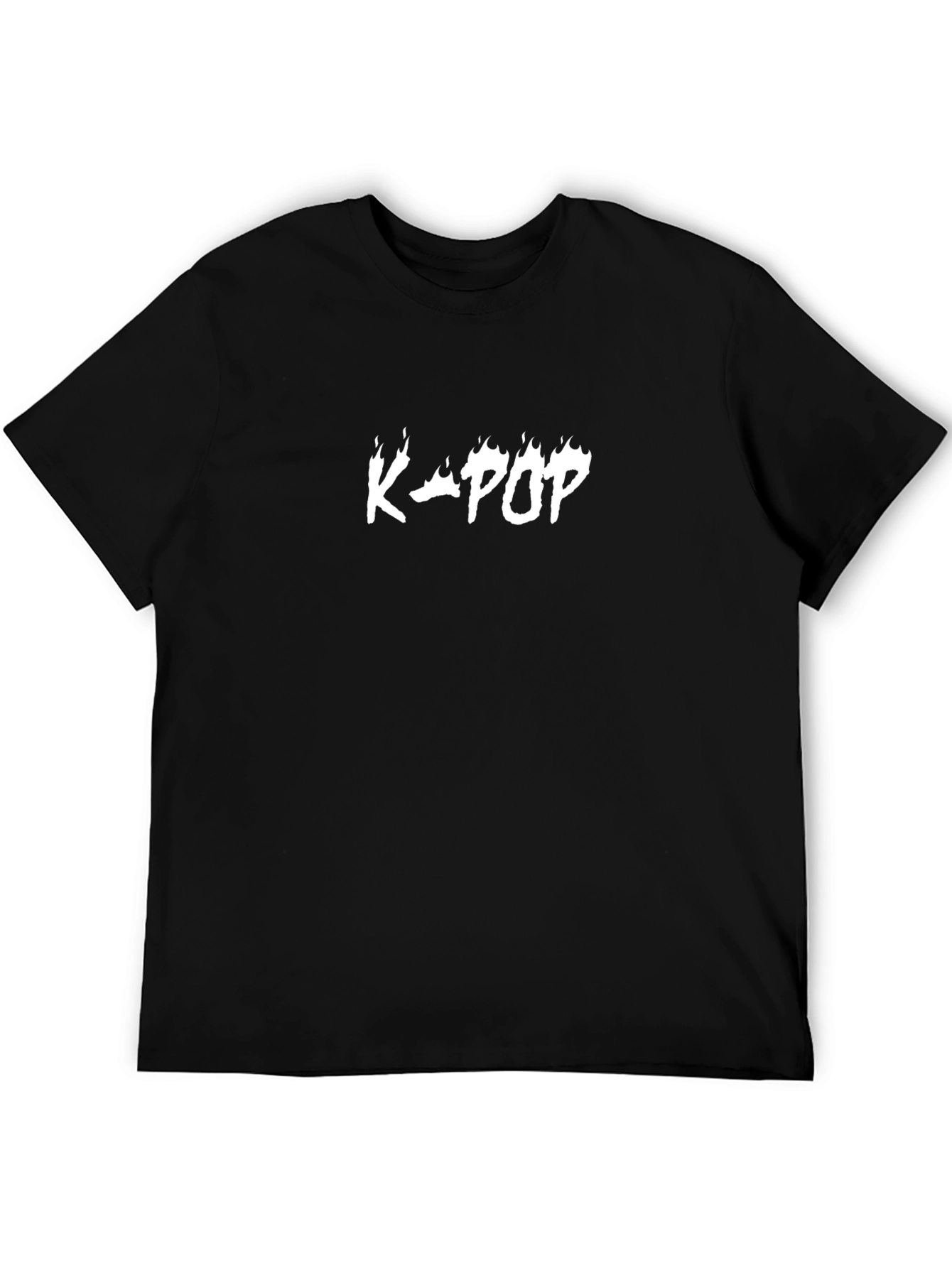 K-Pop Flame Graphic Tee