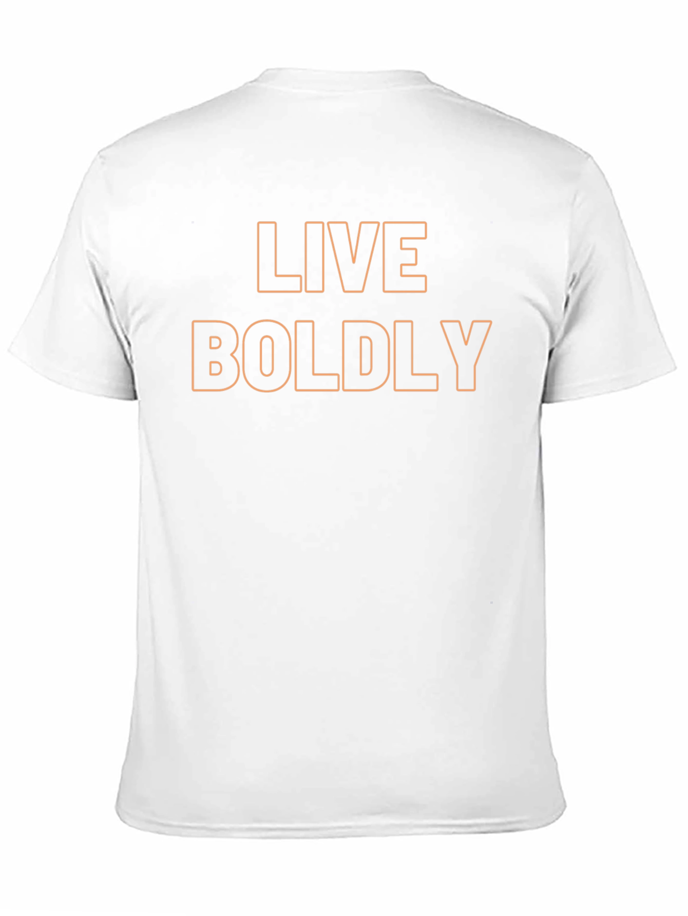 Live Boldly Black Graphic Tee - Modern Style