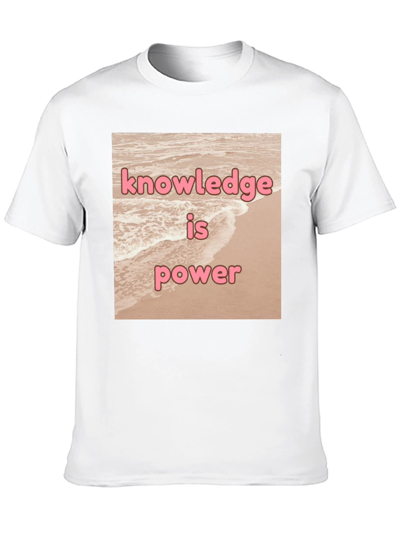 Knowledge is Power Black T-Shirt
