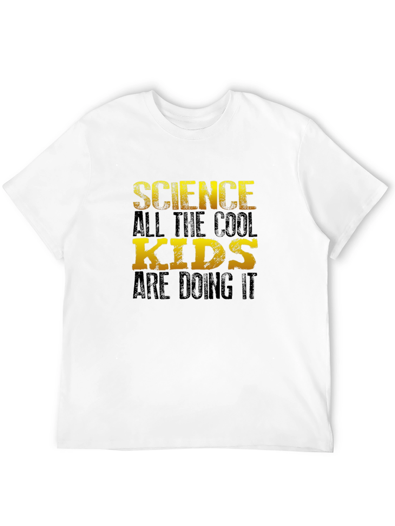 Science Cool Kids T-Shirt - Black Cotton Blend